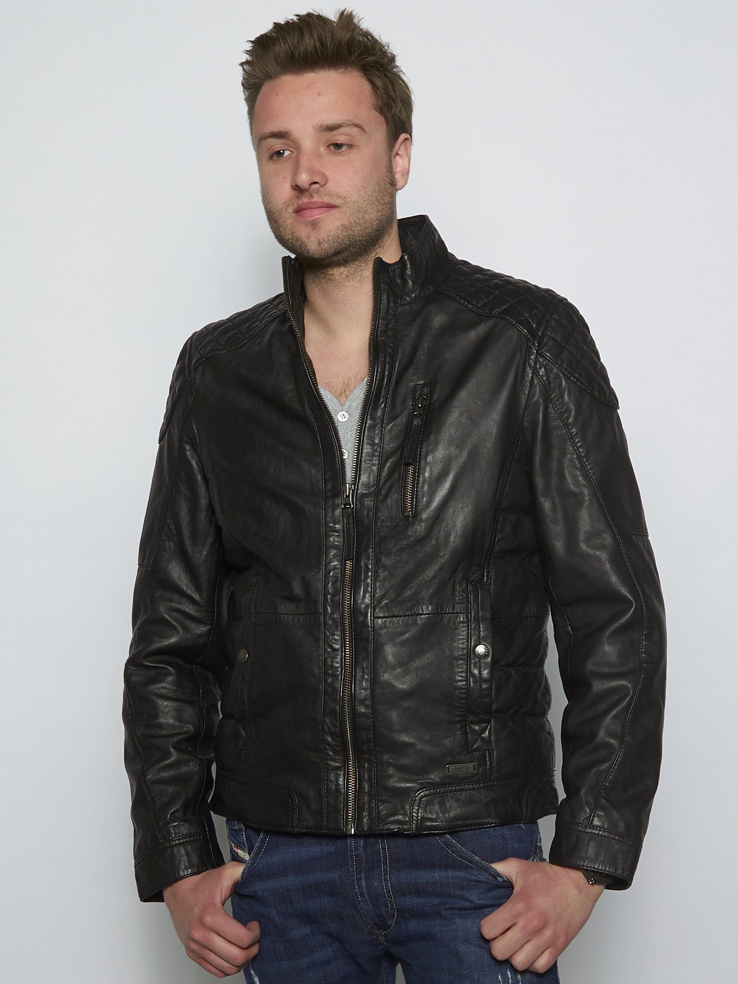 MUSTANG Lederjacke Terence