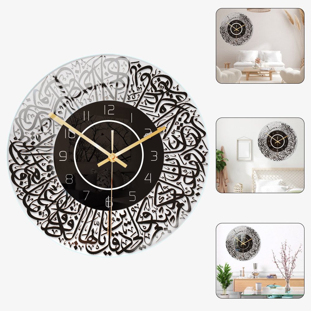 ZEUOPQ Wanduhr Wanduhr, geräuschloses Uhrwerk, Acrylmaterial, günstig online kaufen