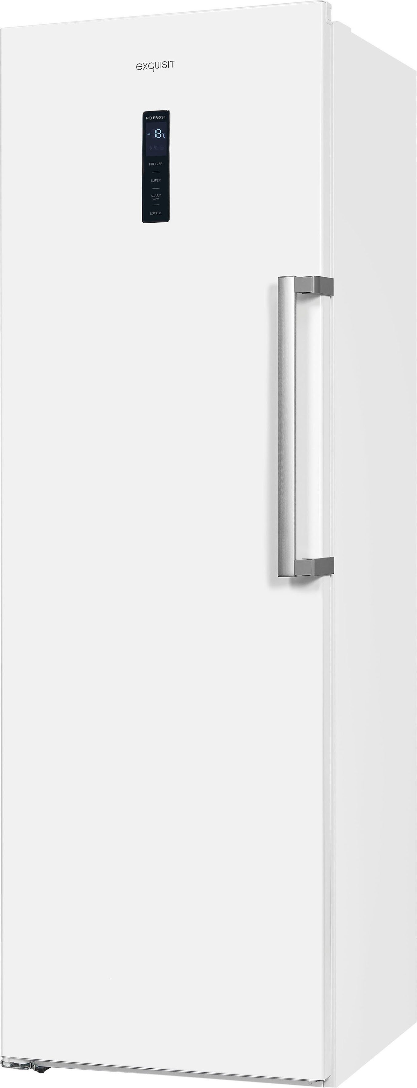 exquisit Gefrierschrank GS295-NF-H-040D, 185 cm hoch, 60 cm breit