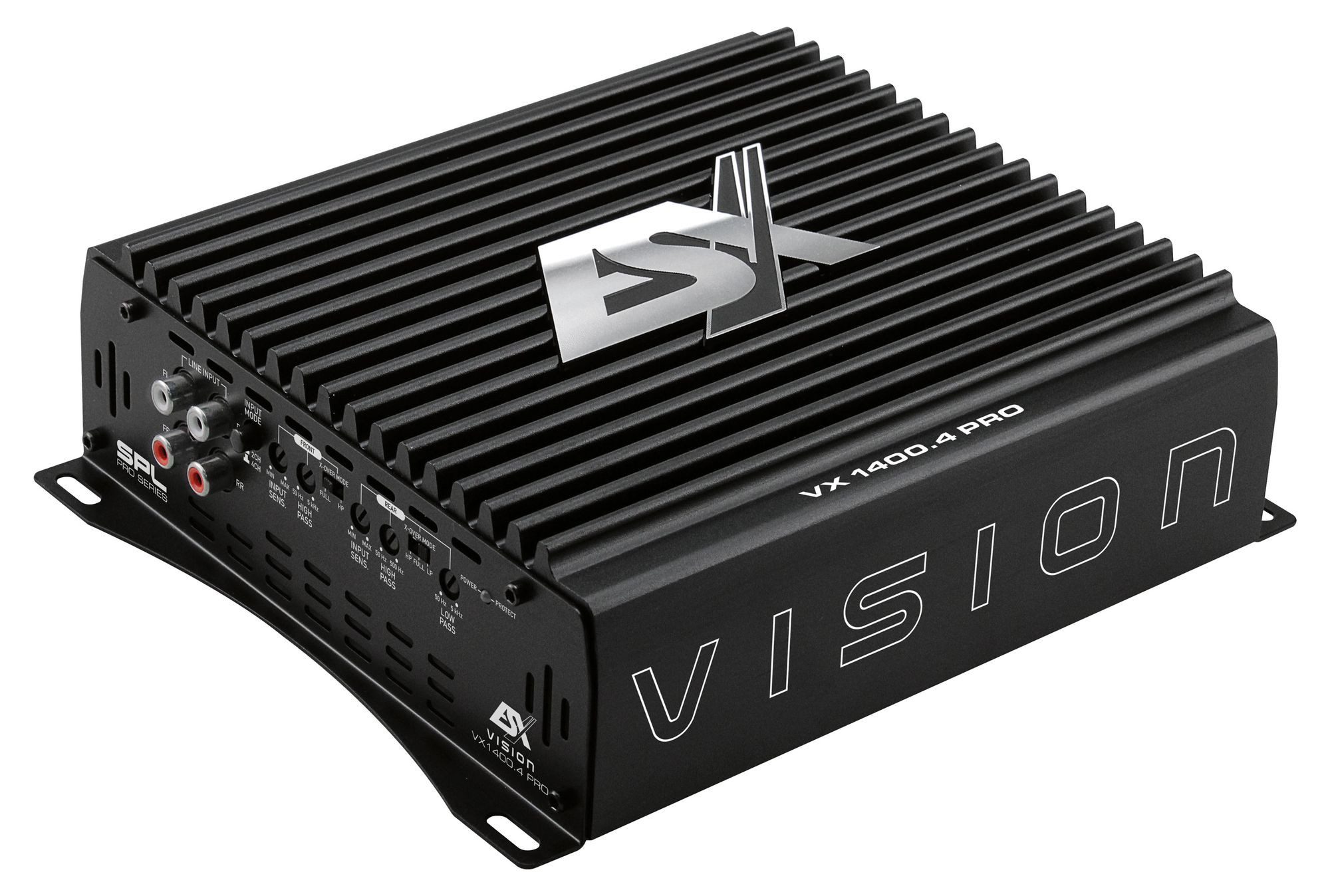 ESX VX1400.4 PRO 4-Kanal Ultra Class D Digital Verstärker 1400 Watt RMS Endverstärker (Anzahl Kanäle: 4)