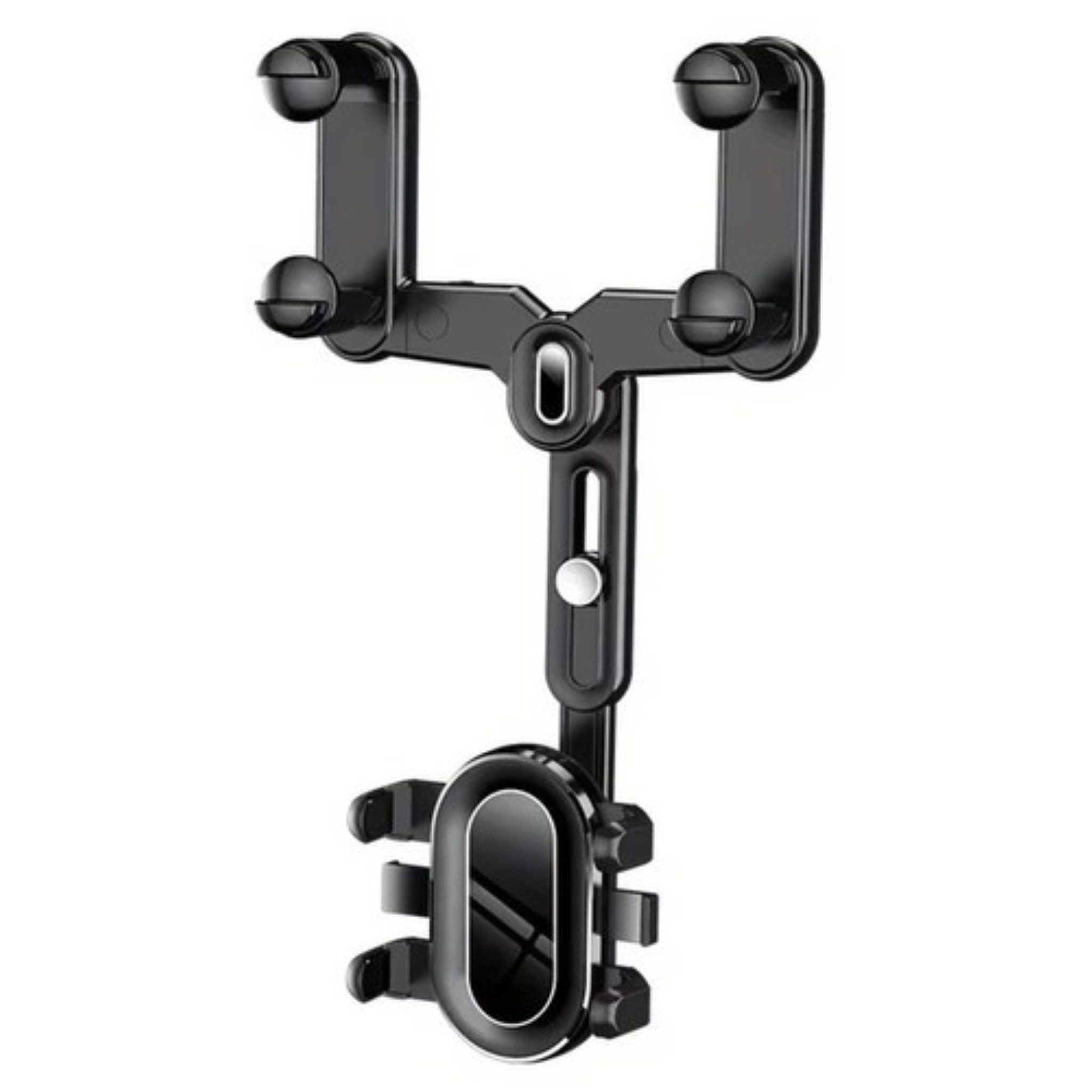 XTROBB Handy-Halterung Spiegelhalterung Handyhalterung mit 360°-Drehung für den Rückspiegel, (bis 7,7 Zoll, Universeller Auto-Handyhalter für Spiegelmontage mit – Bild 4 von 5