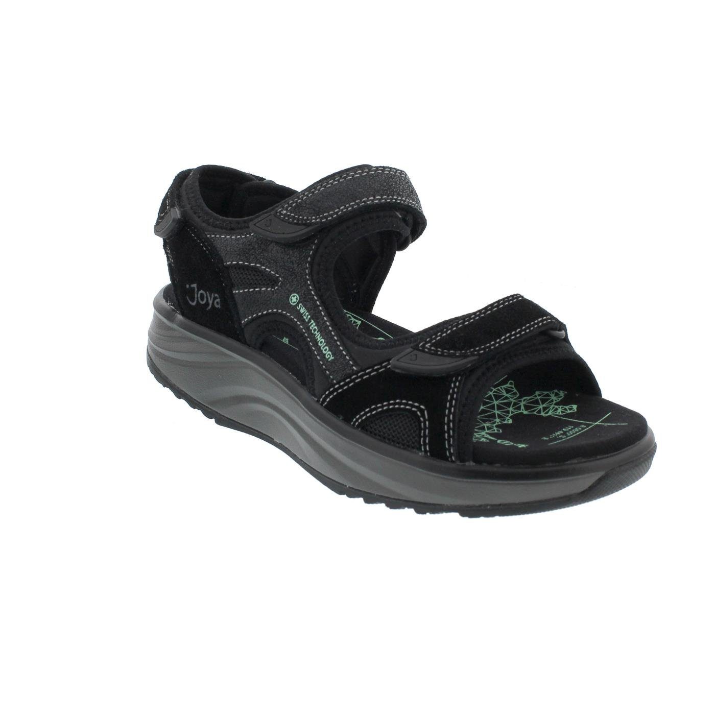 Joya Joya Komodo Black Sandale, Velour günstig online kaufen