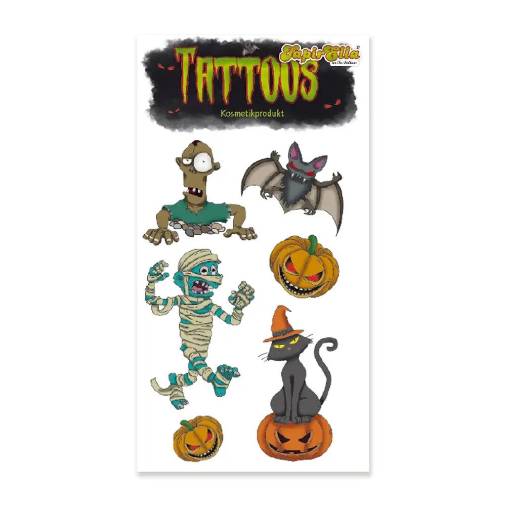 Lutz Mauder Verlag Kindertattoo TapirElla Tattoo Halloween