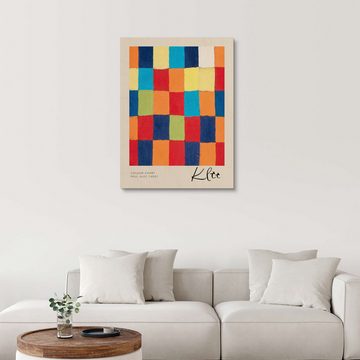 Posterlounge Holzbild Paul Klee, Colour Chart, Arztpraxis Grafikdesign