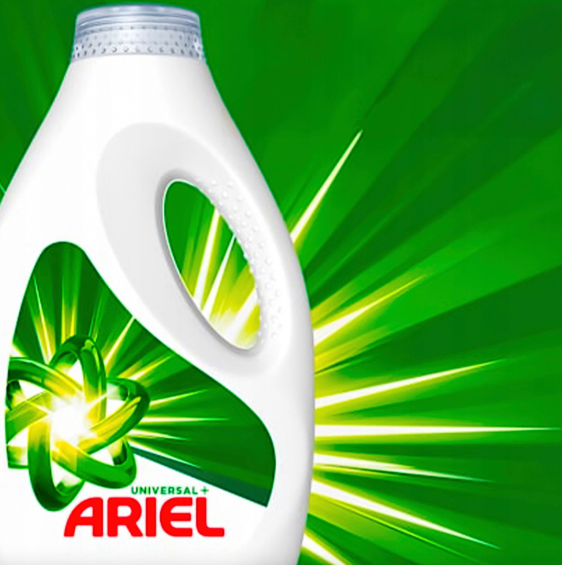 KomfortHome Ariel Universal White Waschgel + 2,25 L Feinwaschmittel (1x flasche 2250 ml, [- 1 Flasche Waschgel 2250 ml 1 Flasche Waschgel 2250 ml)