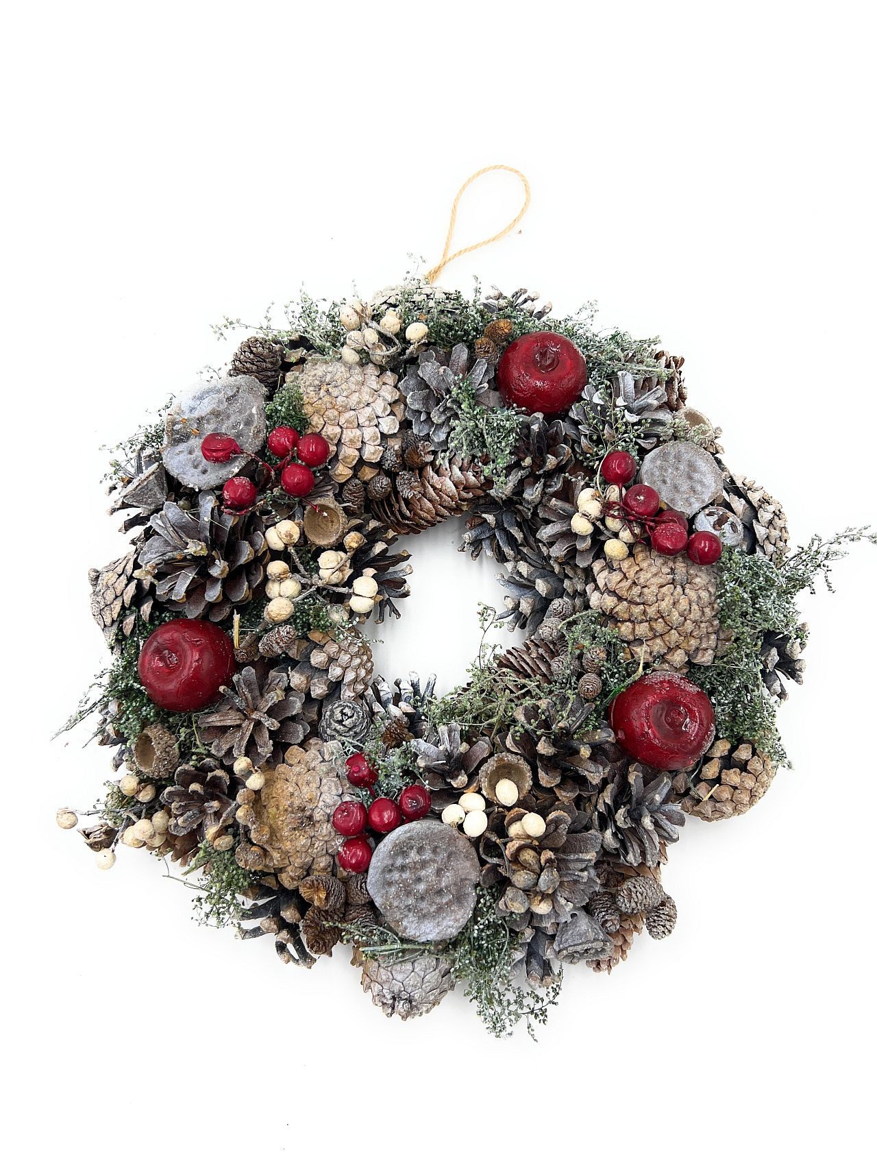 Small-Preis Dekokranz Tür- oder Tischkranz aus Zapfen mit Adventsduft – Han günstig online kaufen
