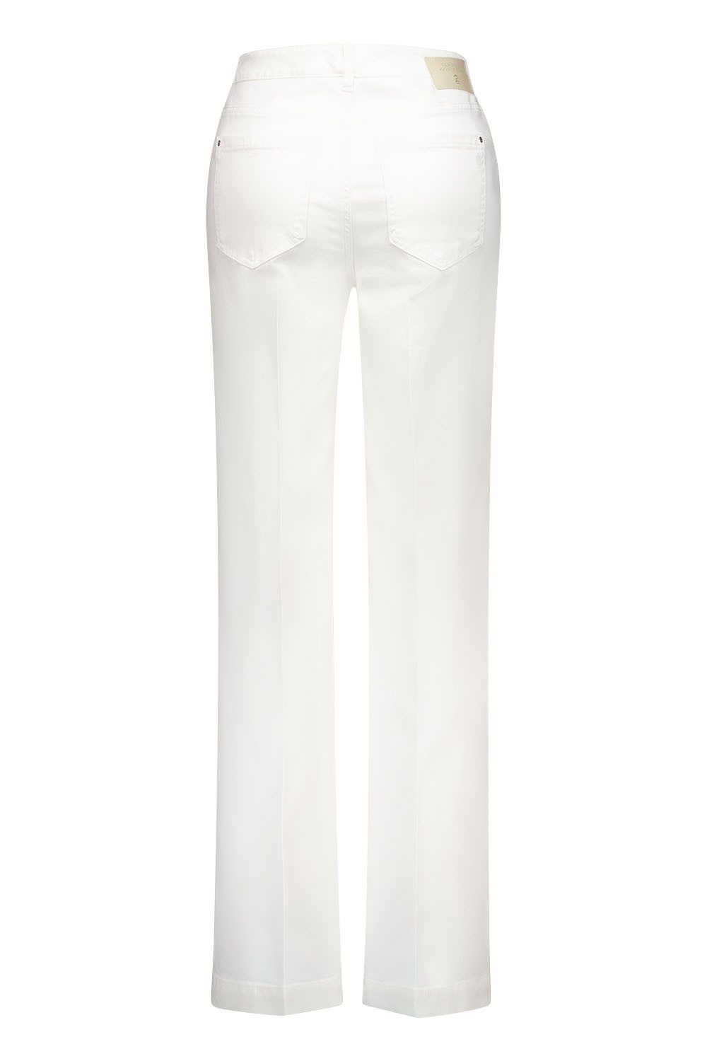 Atelier GARDEUR Weite Jeans FELIZA7-670721-7201 Wide-Leg Denimhose weiß white denim Stretch-Denim mit Feminine Fit und Wide-Leg