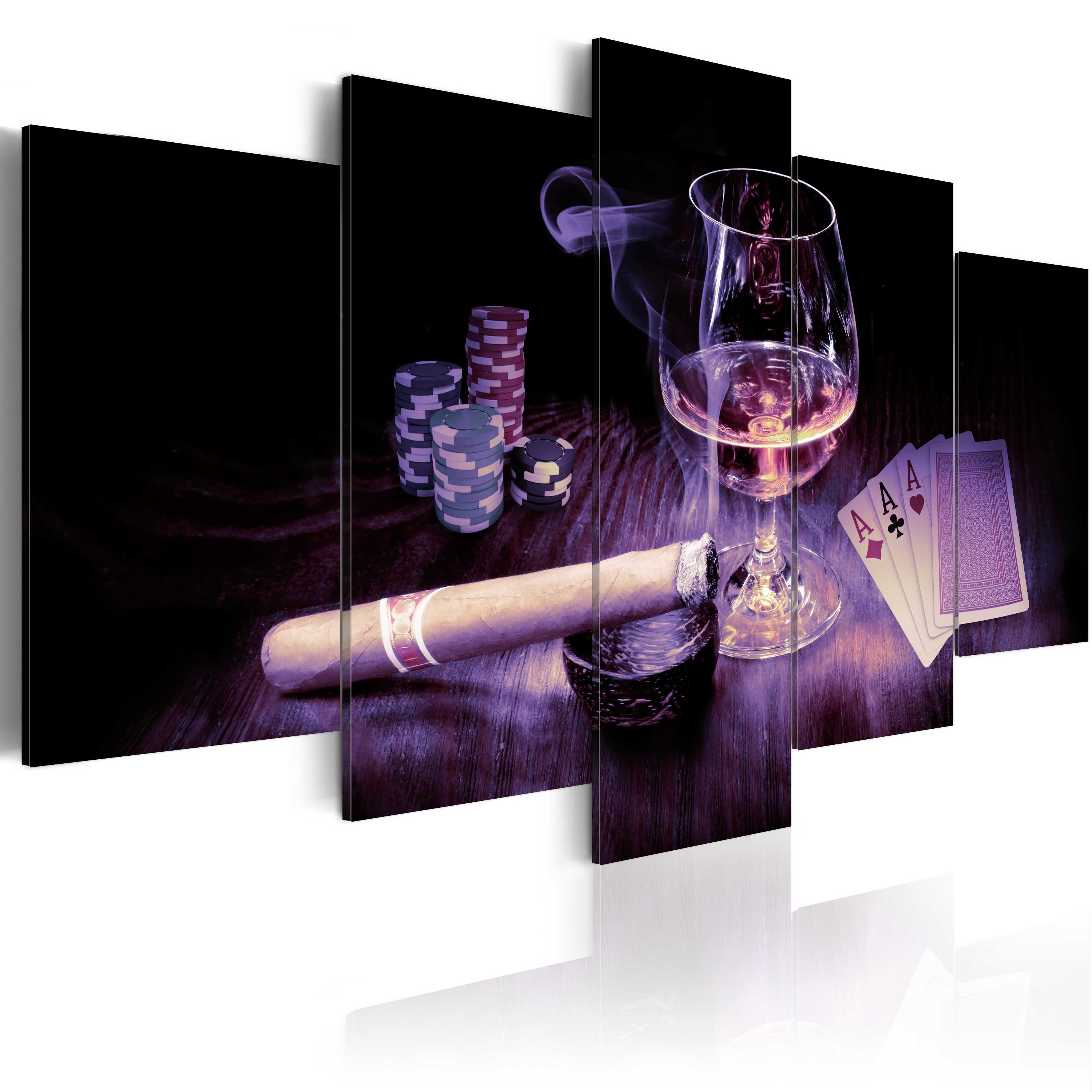 Artgeist Wandbild Men's entertainment