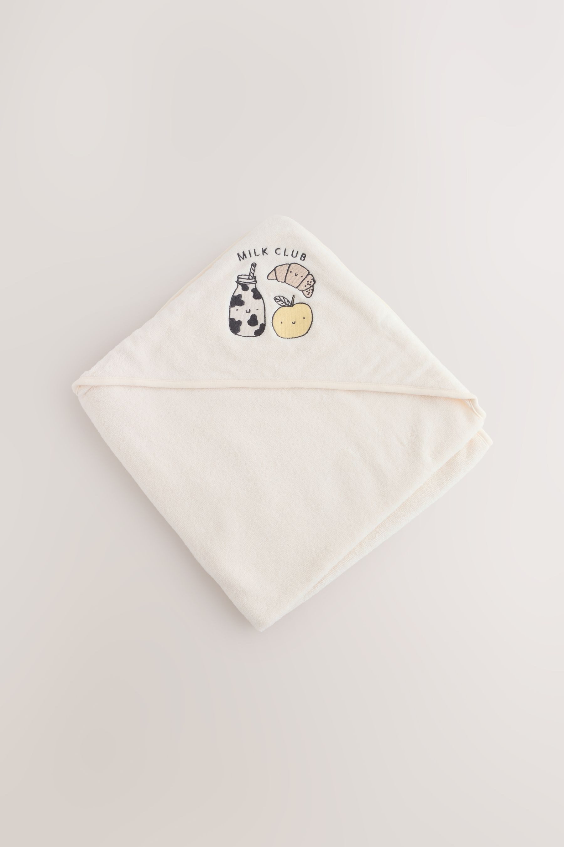Next Handtuch Baby Handtuch mit Kapuze, Milk Club, (1-St)