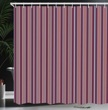Abakuhaus Duschvorhang Moderner Digitaldruck mit 12 Haken auf Stoff Wasser Resistent Breite 175 cm, Höhe 200 cm, Streifen Vertikale Barcode-Linien