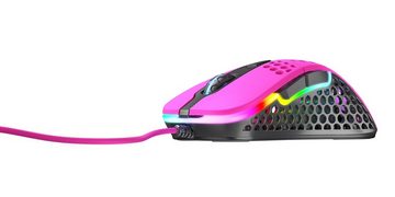 Cherry Xtrfy M4 RGB Gaming-Maus (kabelgebunden, ultraleichte Gaming-Maus)