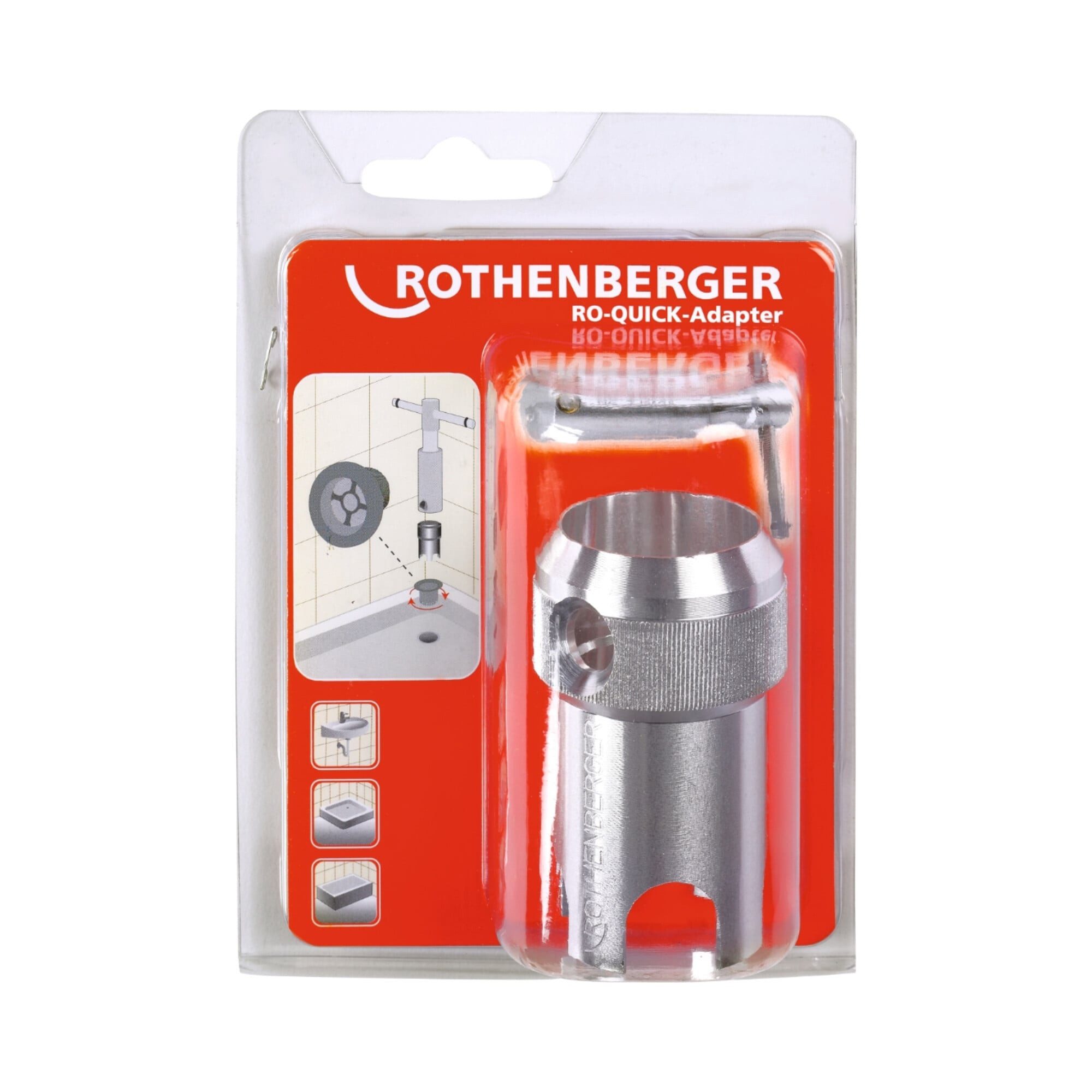Rothenberger Alu-Verbundrohr Rothenberger Badewannenadapter für RO-QUICK
