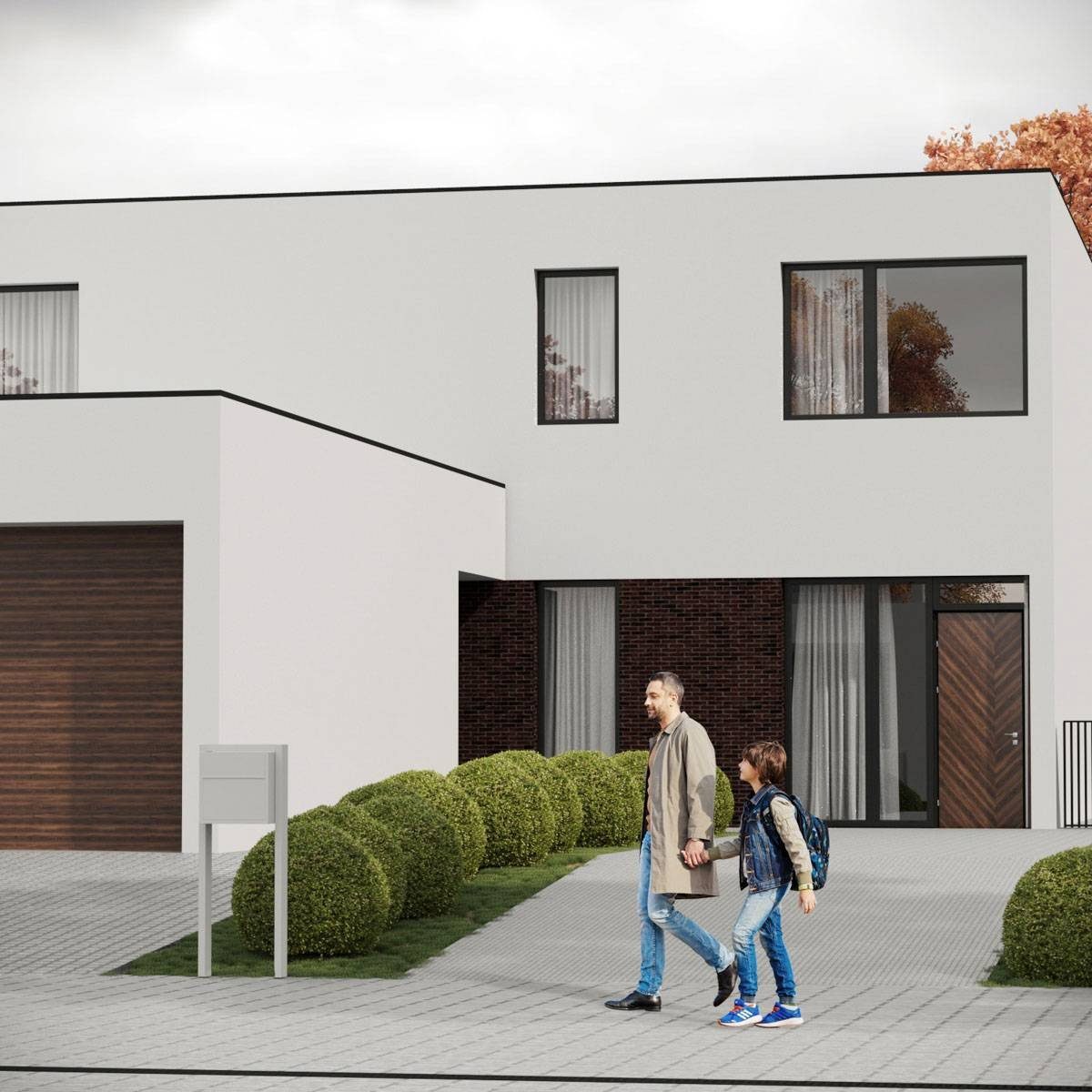 Bravios Briefkasten Standbriefkasten Soprano Edelstahl