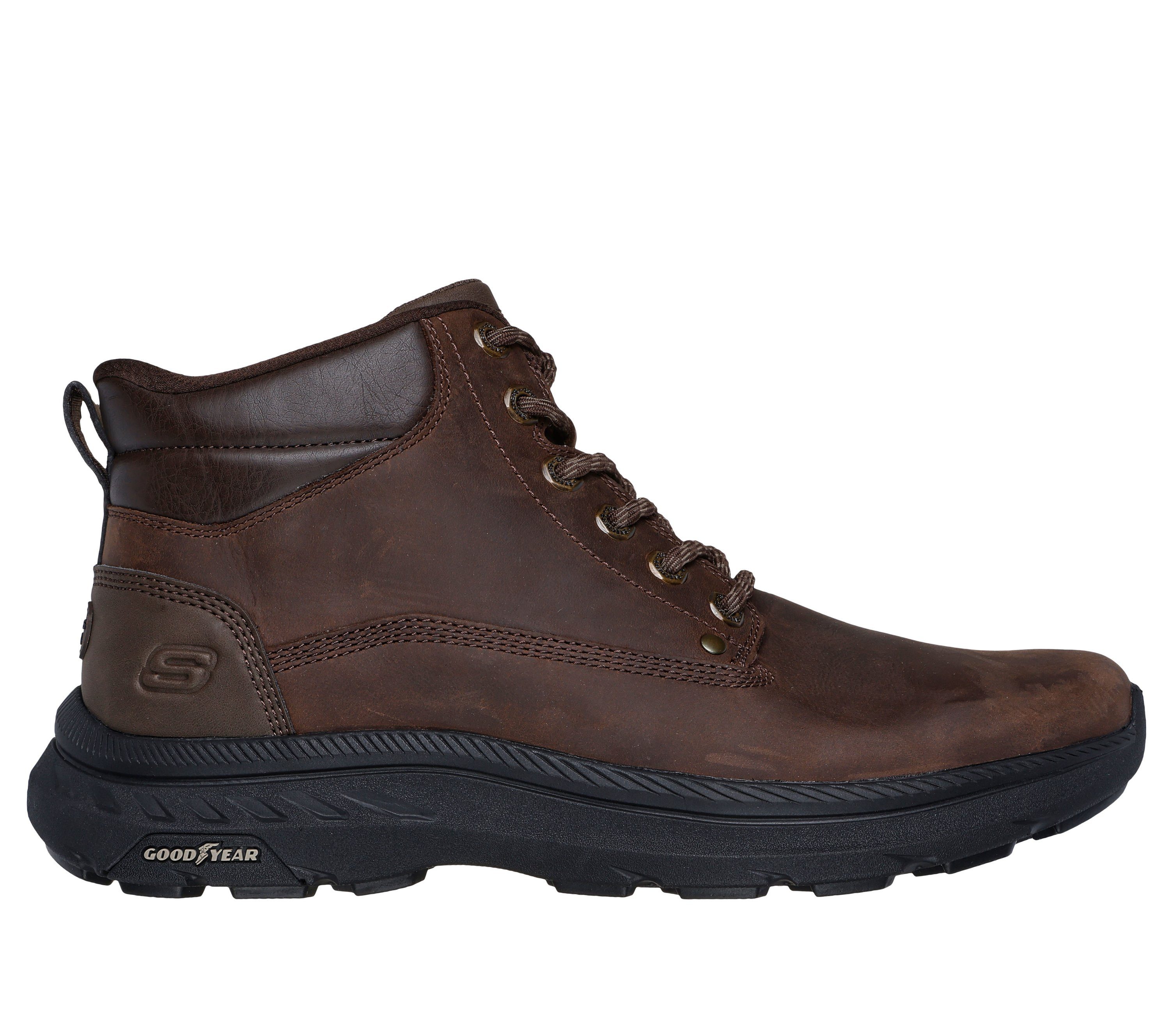 Skechers POLLARD-WAYLON Schnürboots Winterboots, Schnürschuh mit Goodyear Laufsohle