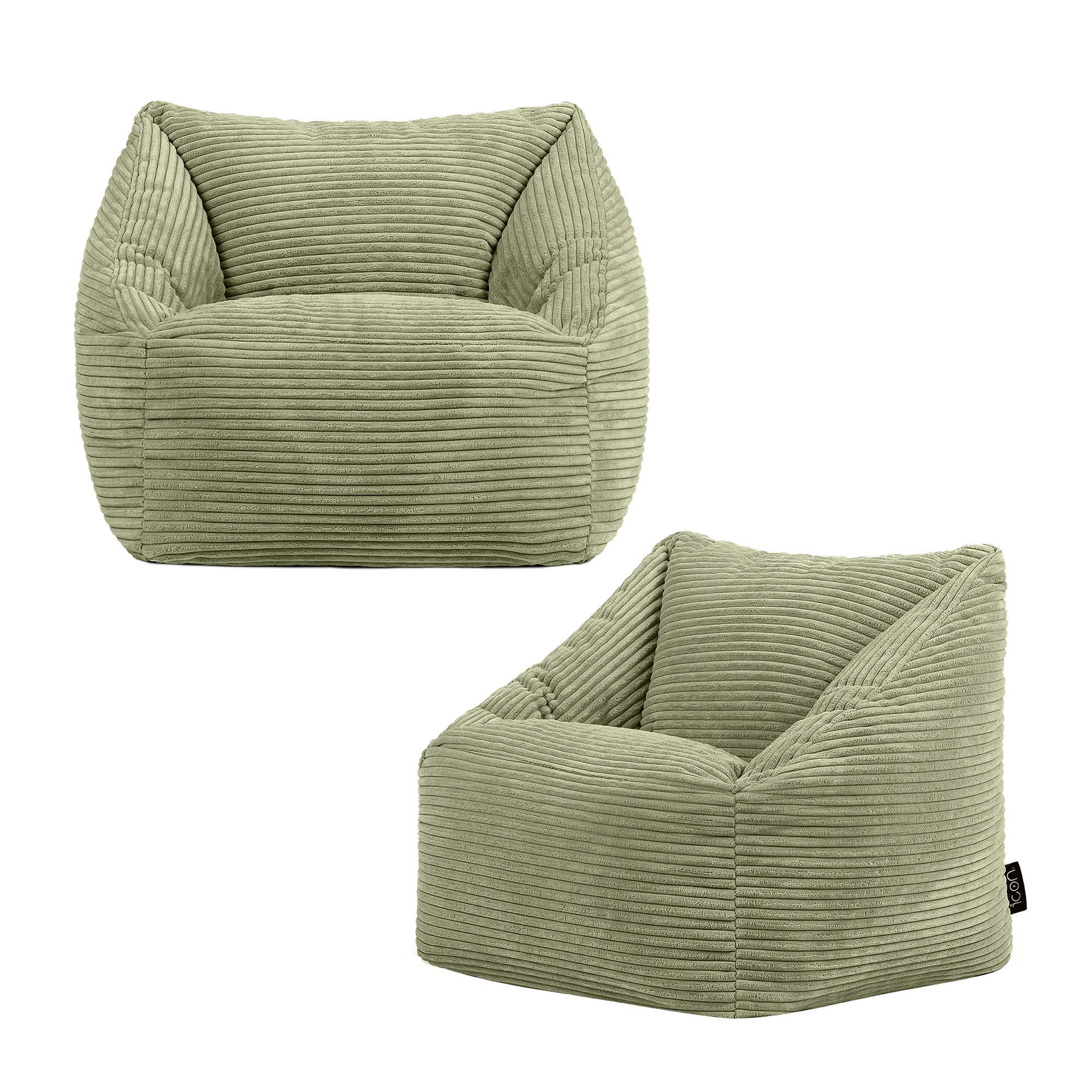 Sitzsack Sitzsack für Kinder aus Cord Flauschig „Natalia“