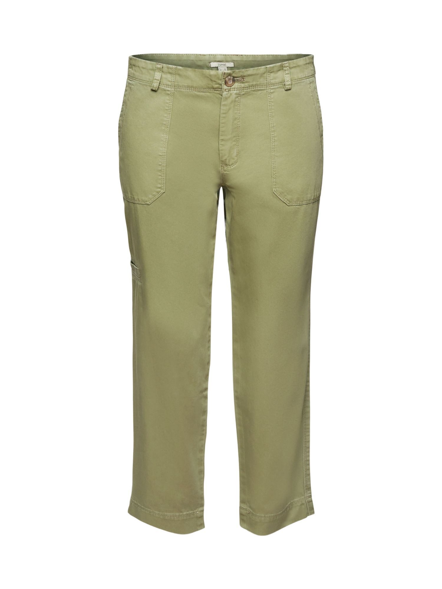 Esprit Caprihose Capri-Hose aus Pima Baumwolle