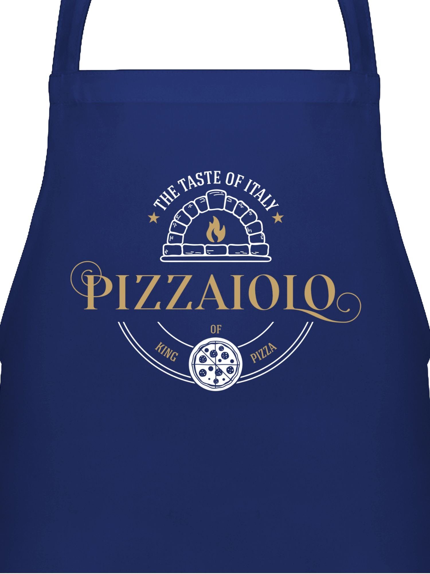 Shirtracer Kochschürze Pizzaiolo Pizzabäcker I King of Pizza I Kochschürze Pizzabäcker, (1-tlg), Pizzaschürze Herren Männer