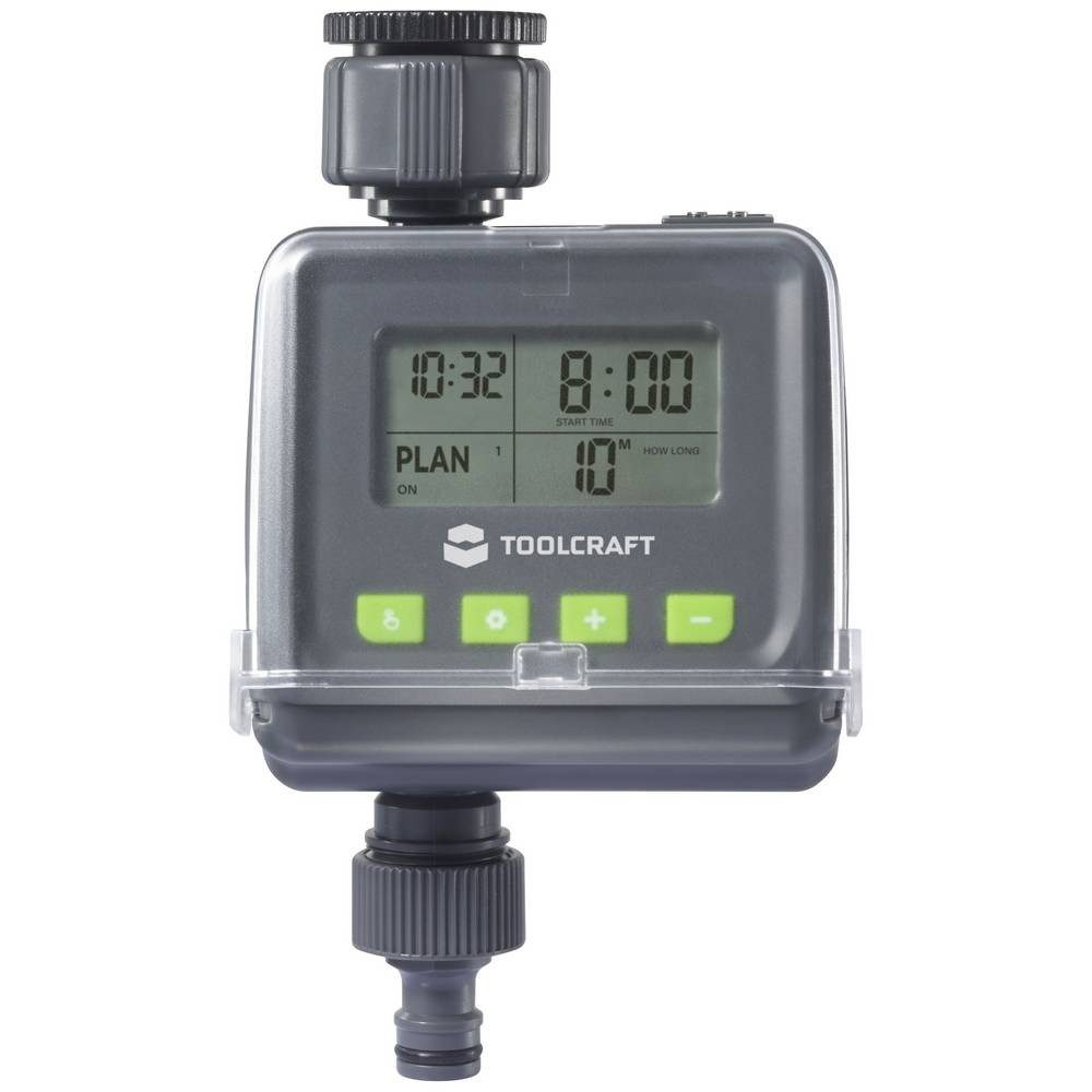 TOOLCRAFT Bewässerungssteuerung Digitale Zeitschaltuhr für Bewässerungsanlagen TO-9612291