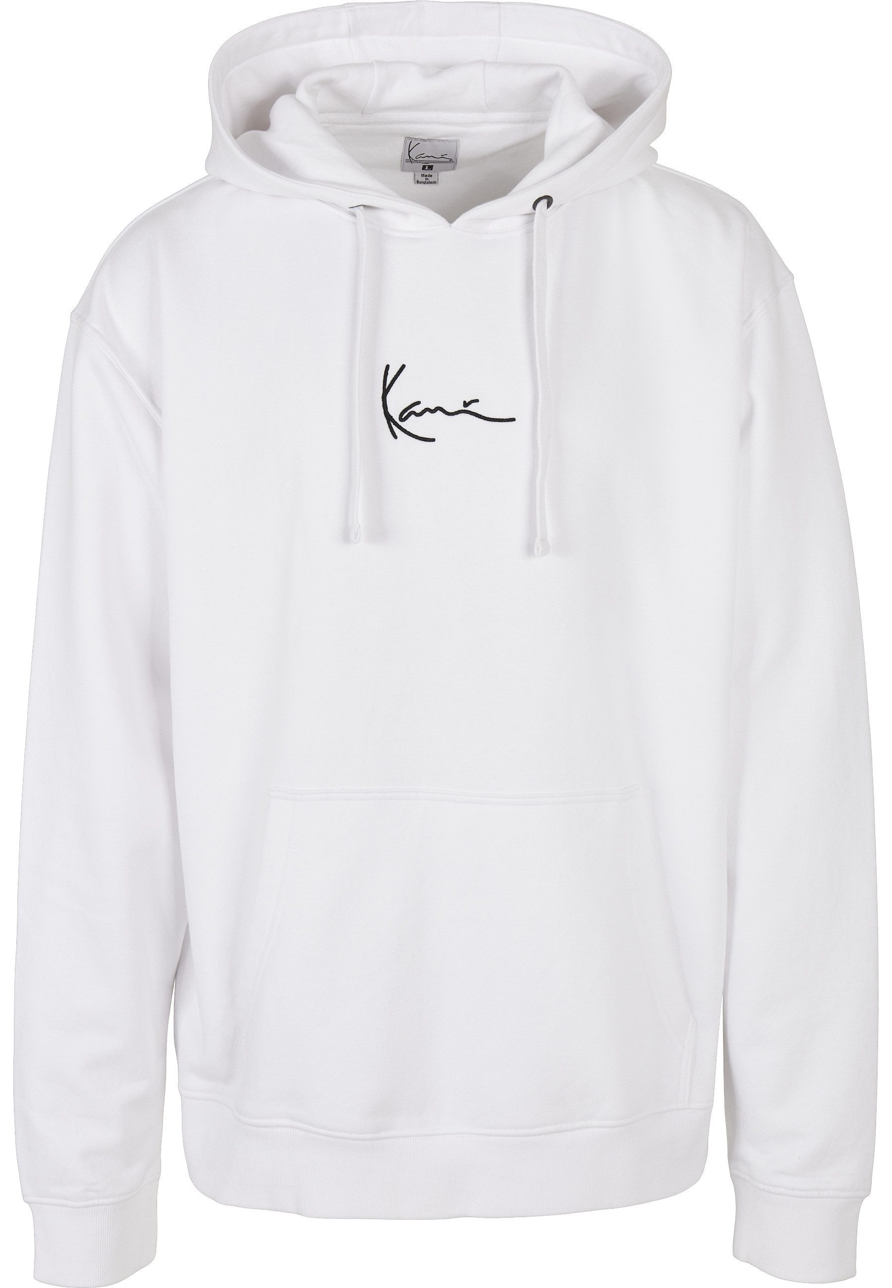 Karl Kani Rundhalspullover Karl Kani Herren KKMQ12005 SMALL SIGNATURE HOODY WHT (1-tlg)