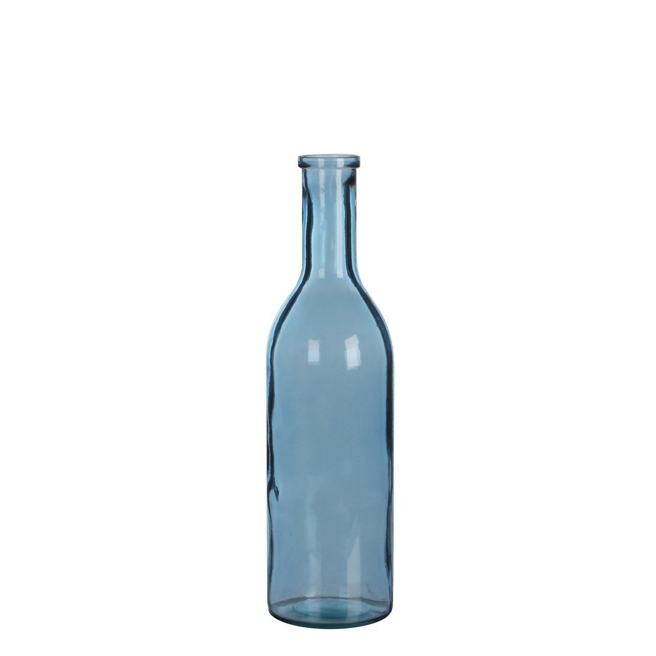 Mica Decorations Dekofigur Mica Flasche Rioja Glas hellblau 50 x Ø 15 cm