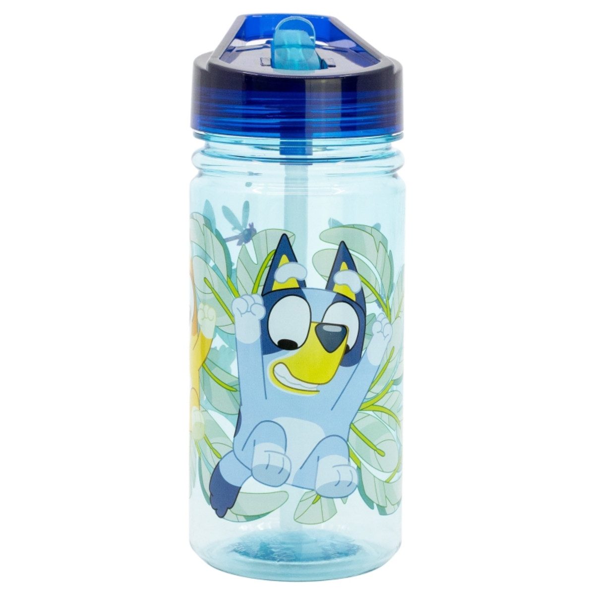 Storline Trinkflasche Bluey Trinkflasche 475 ml Kinderflasche mit Klappdeckel & Griff