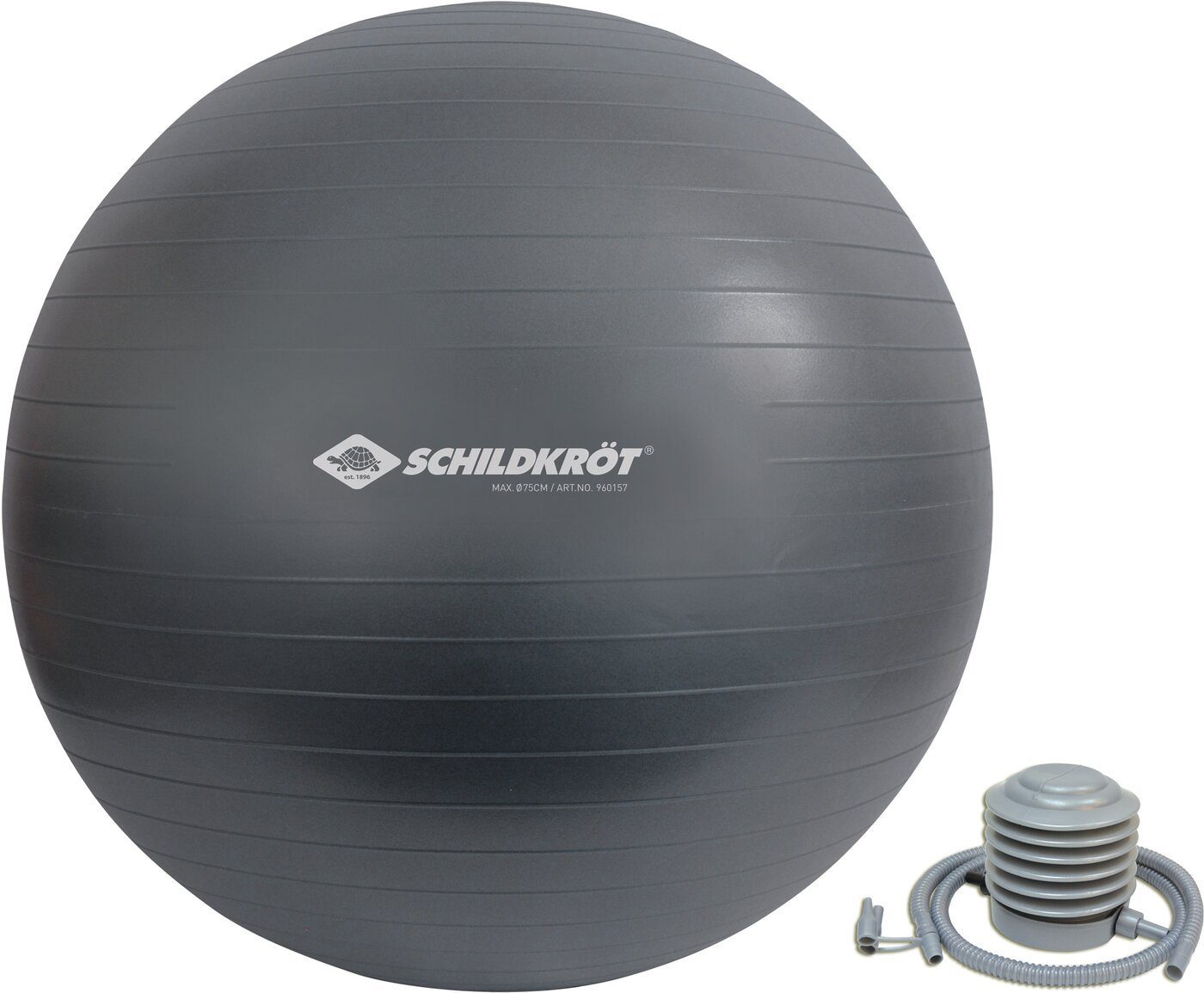 Schildkröt-Fitness Physioball GYMNASTIKBALL 75cm, (anthracite)