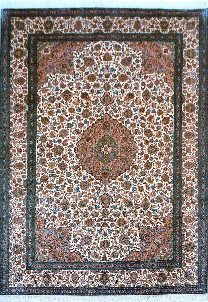Seidenteppich KASHAN 12520 von KAYOOM - Multifarbe
