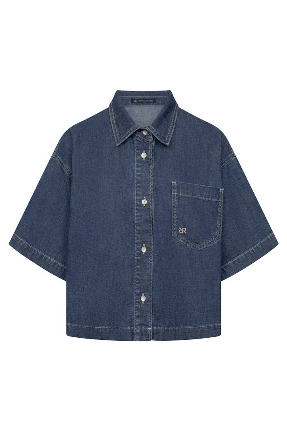 Raffaello Rossi Klassische Bluse Überschnittene Schulter für entspannten Look