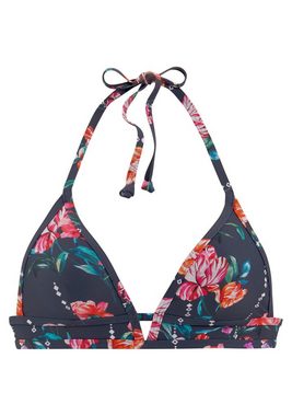 Sunseeker Triangel-Bikini-Top Modern, mit floralem Design
