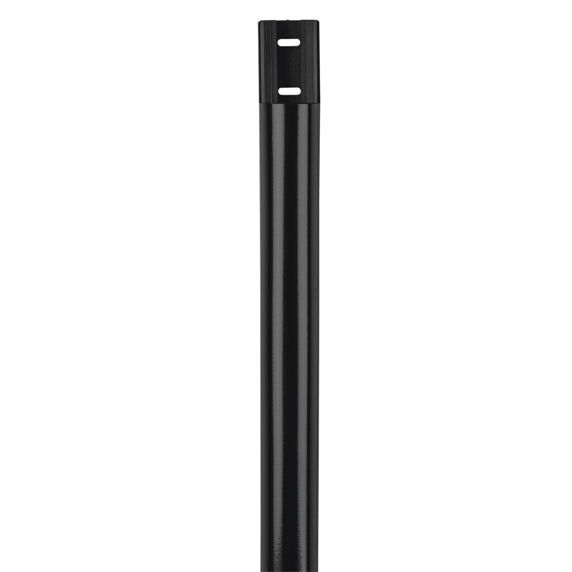 Hama Kabelkanal Alu-Kabelkanal, halbrund, 110/3,3/1,8 cm, Schwarz (5-St)