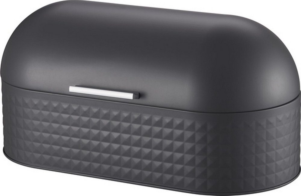 Michelino Brotkasten Brotkasten, Brotkiste, Brotbehälter, Brotbox, Größe: (LxHxB) 43,5 x 22 x 21,5 cm - Griff: Aluminium