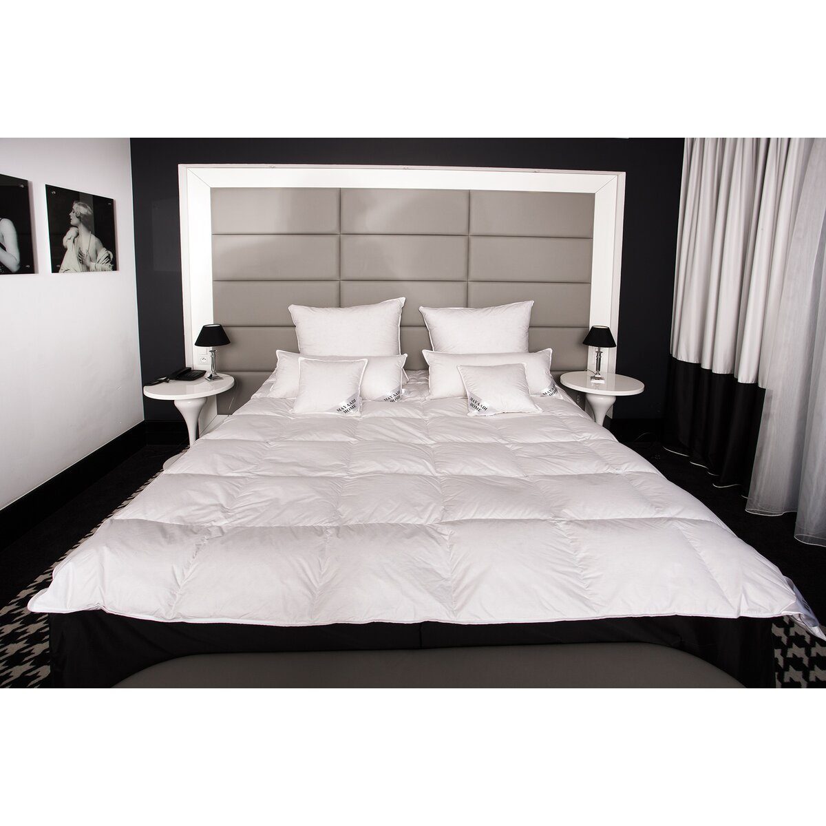 Mayaadi Home Baumwollbettdecke HS92 Daunendecke Decken 220x240 cm 70% DAUNEN -, Füllung: 70% Daunen 30% Federn, Bezug: Baumwolle