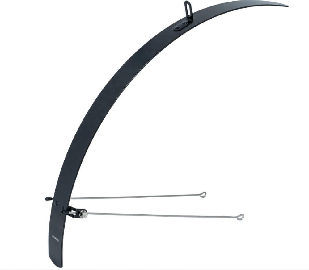 Contec Schutzblech CONTEC Flat Fender Schutzblech-Set 28" Aluminium, 42 mm breit, schwarz