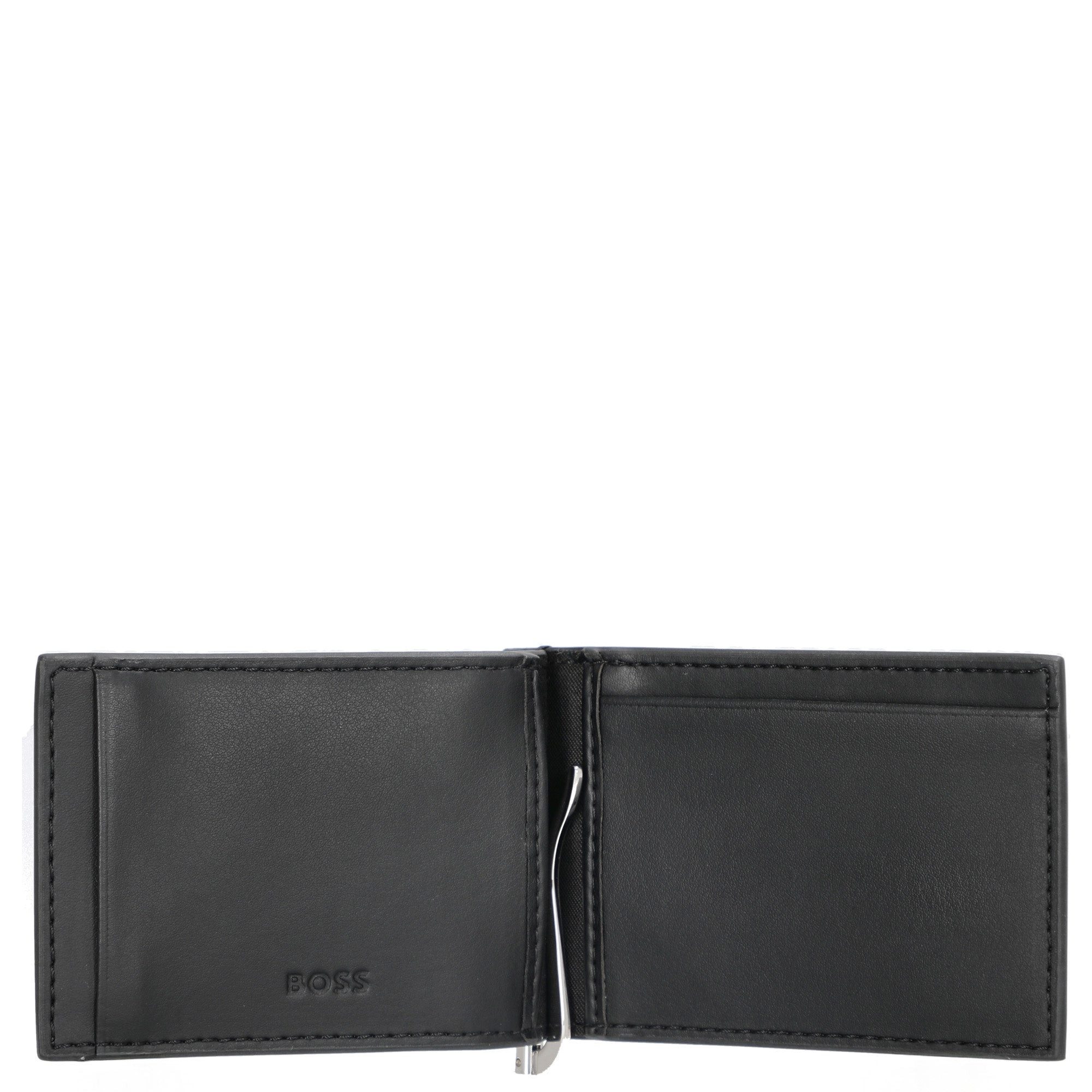 BOSS Kartenetui Ray MN - Kreditkartenetui 6cc mit Geldscheinklammer 10 cm (black)