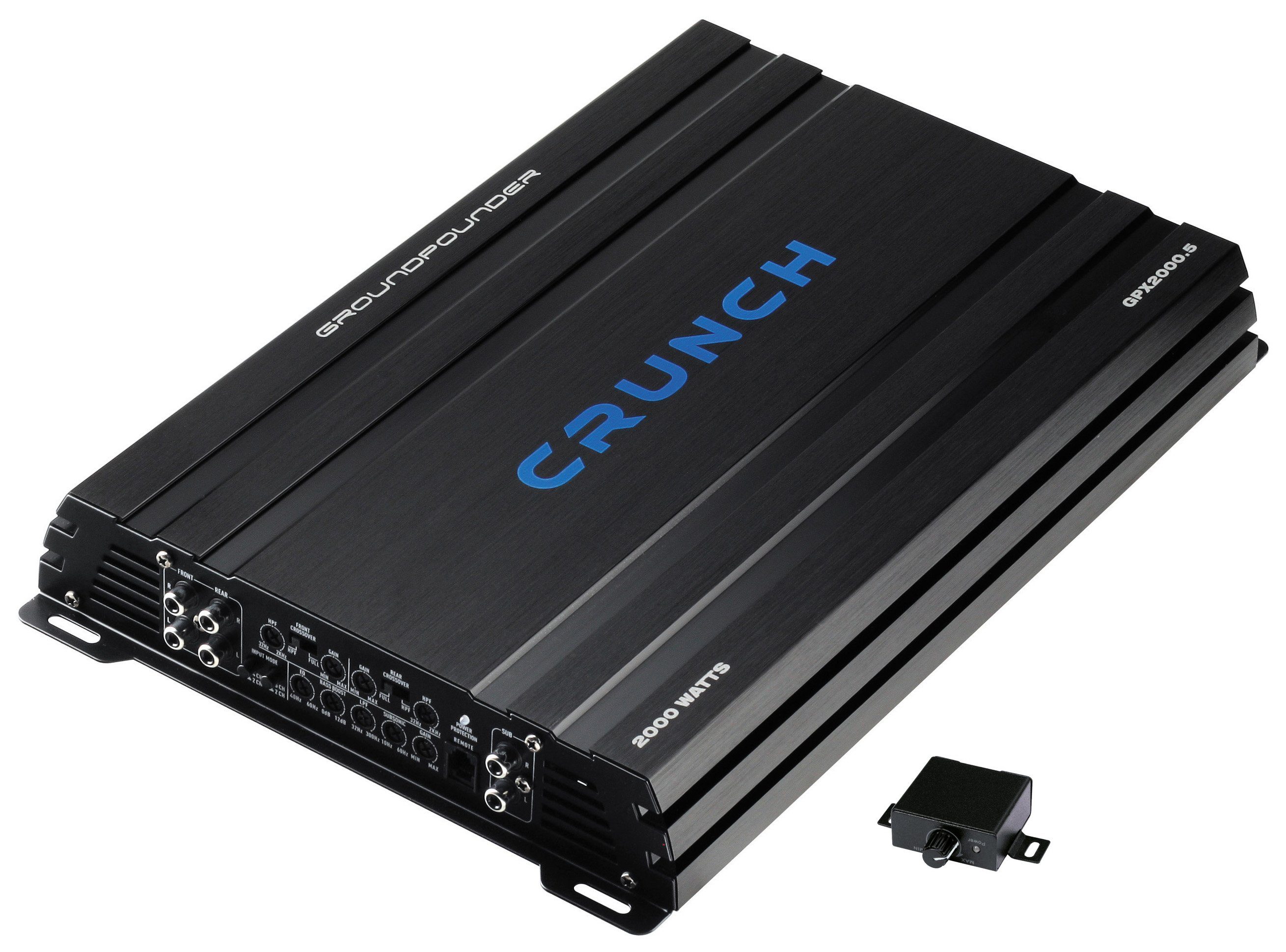 Crunch GPX 5CH Hybrid AMP GPX2000.5, Hybrid 5-Kanal mit Endverstärker (Anzahl Kanäle: 5)