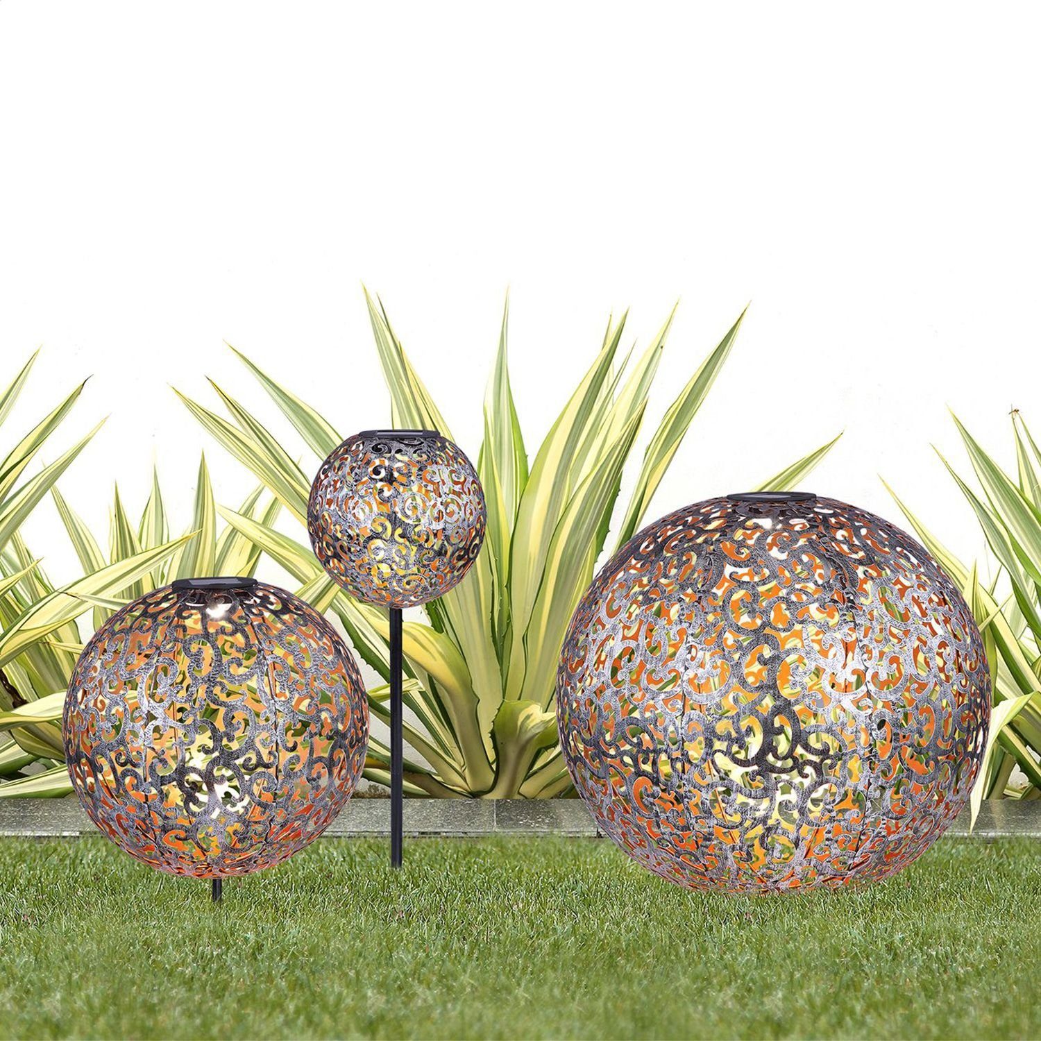 bmf-versand LED Solarleuchte Solarleuchte Garten Kugel günstig online kaufen