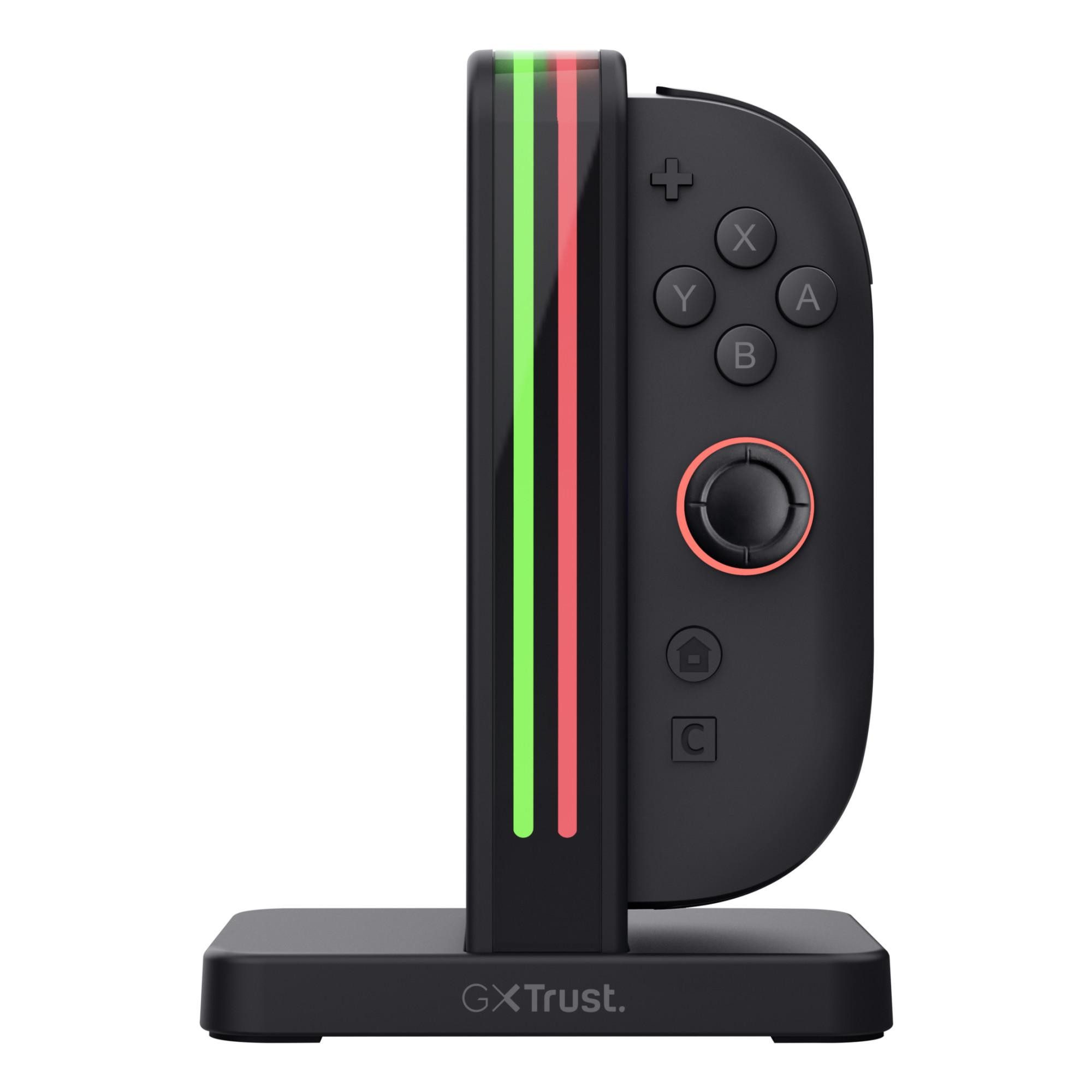 Trust GXT 1256 Ladestation (Ladedock zum gleichzeitigen Laden von 4 Joy-Con)
