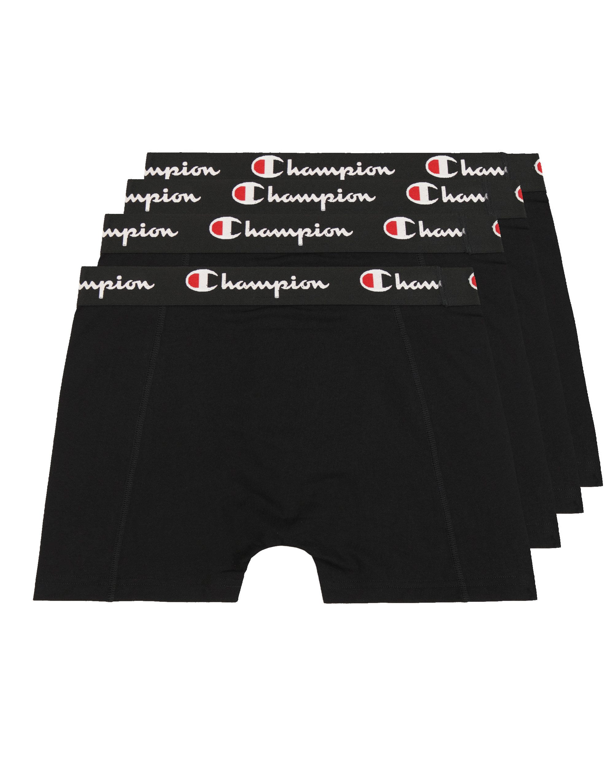 Champion Boxershorts (Packung, 4-St) sportlicher Schnitt, glatte Nähte, elastische Passform, 4er-Pack