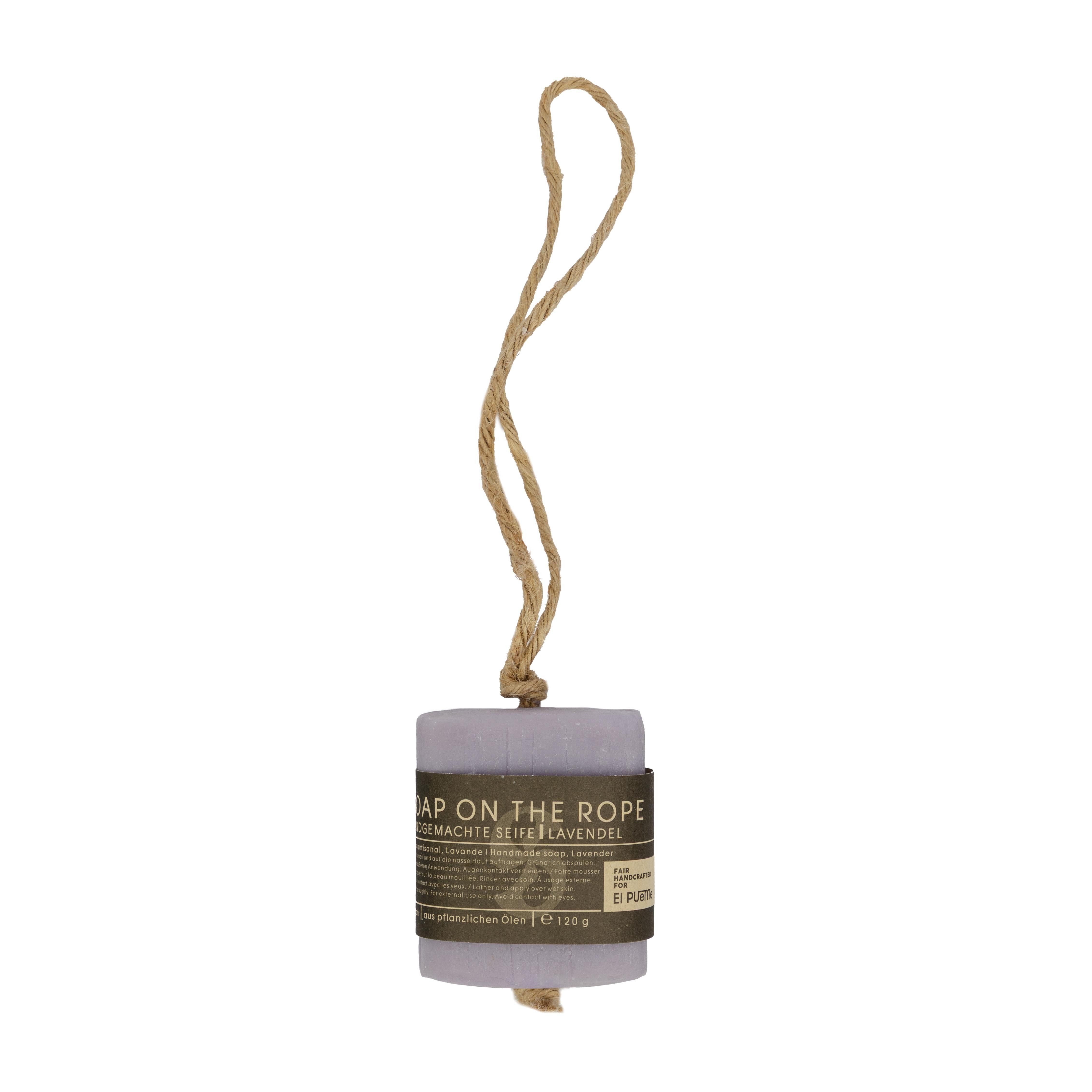 El Puente Handseife Seife "Soap on the rope", Vegan, Handmade