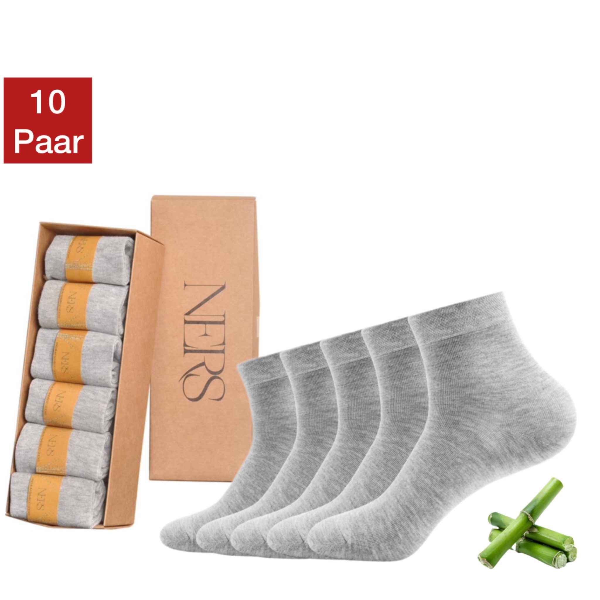 NERS Sneakersocken 6 Paar aus Bambus günstig online kaufen