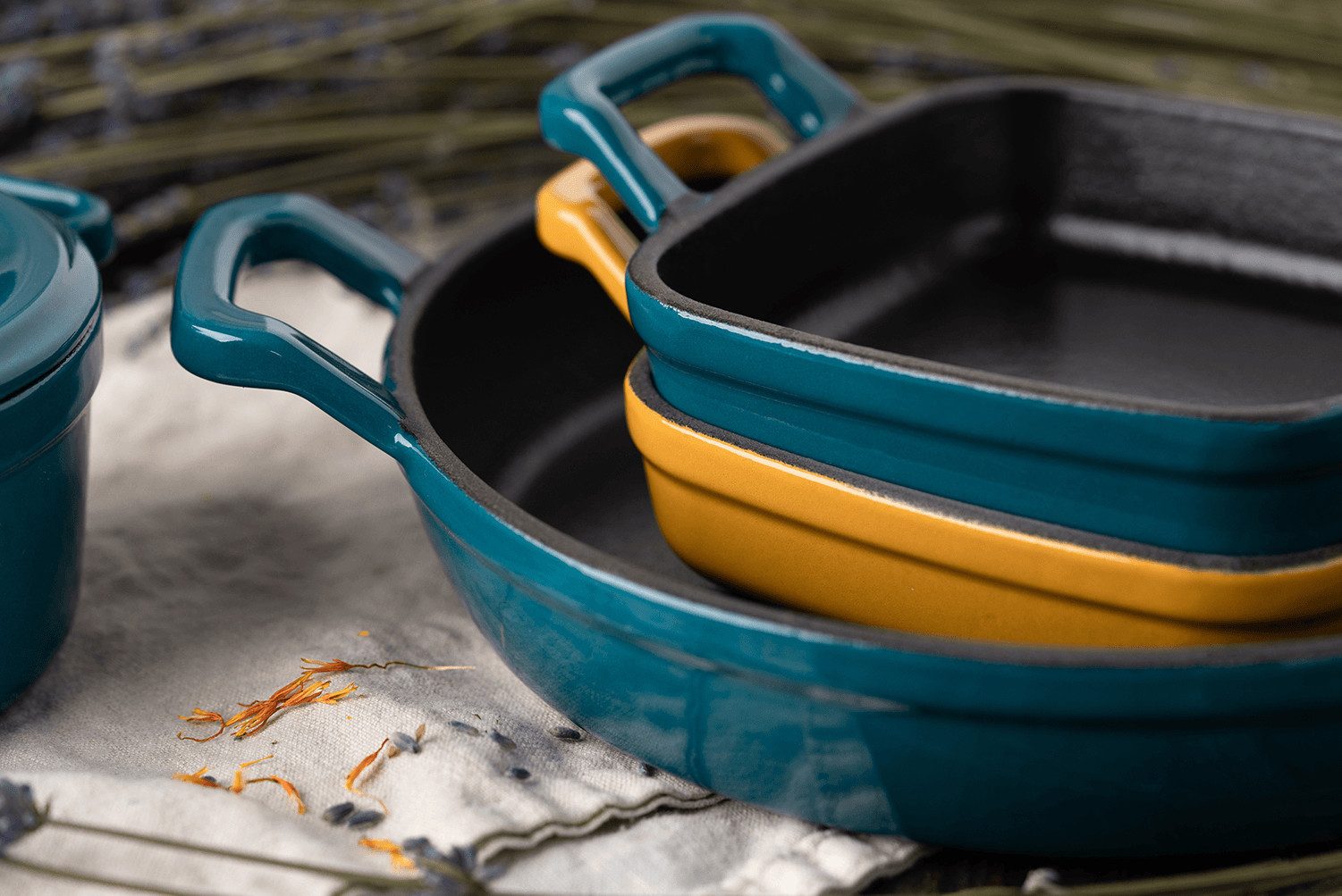 Sallys Aufgusstopf - Sallys Servierpfännchen 12 x 12 cm, Für Erstklassige Wärmeleitung, 0,20 l