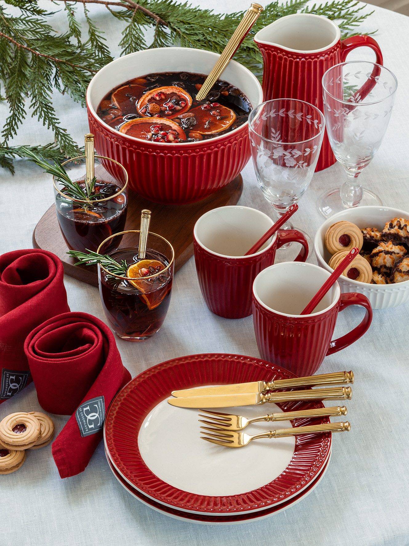 Greengate Teekanne Alice Teekanne red 1 L