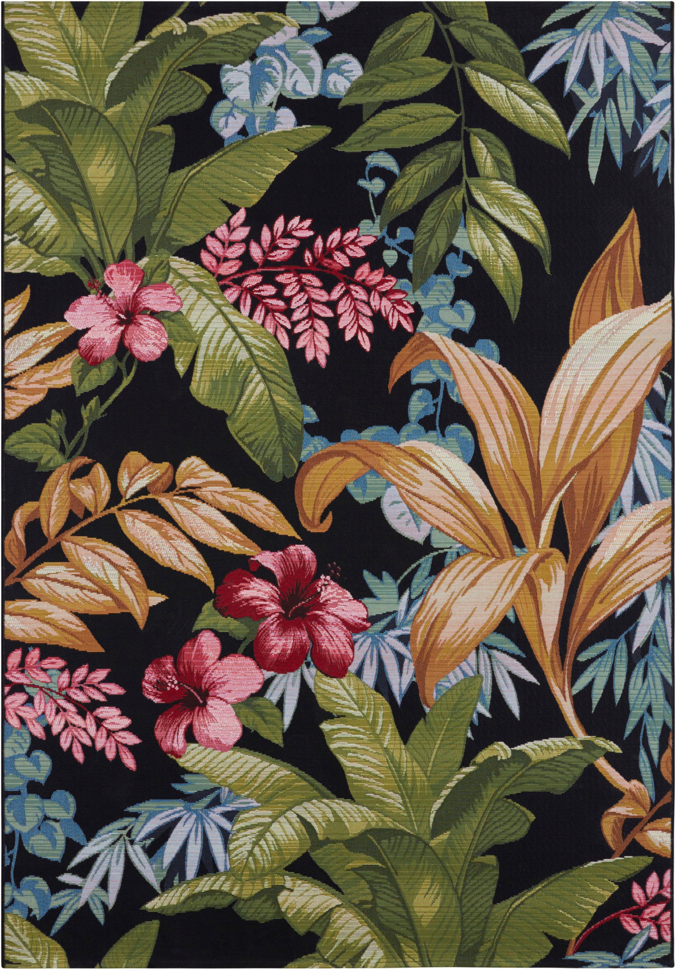 HANSE Home Outdoorteppich Tropical Flowers, rechteckig, Höhe: 3 mm, In-& Outdoor, Teppich, Wetterfest, Balkon, Garten, Wohnzimmer, Floral – Bild 2 von 5