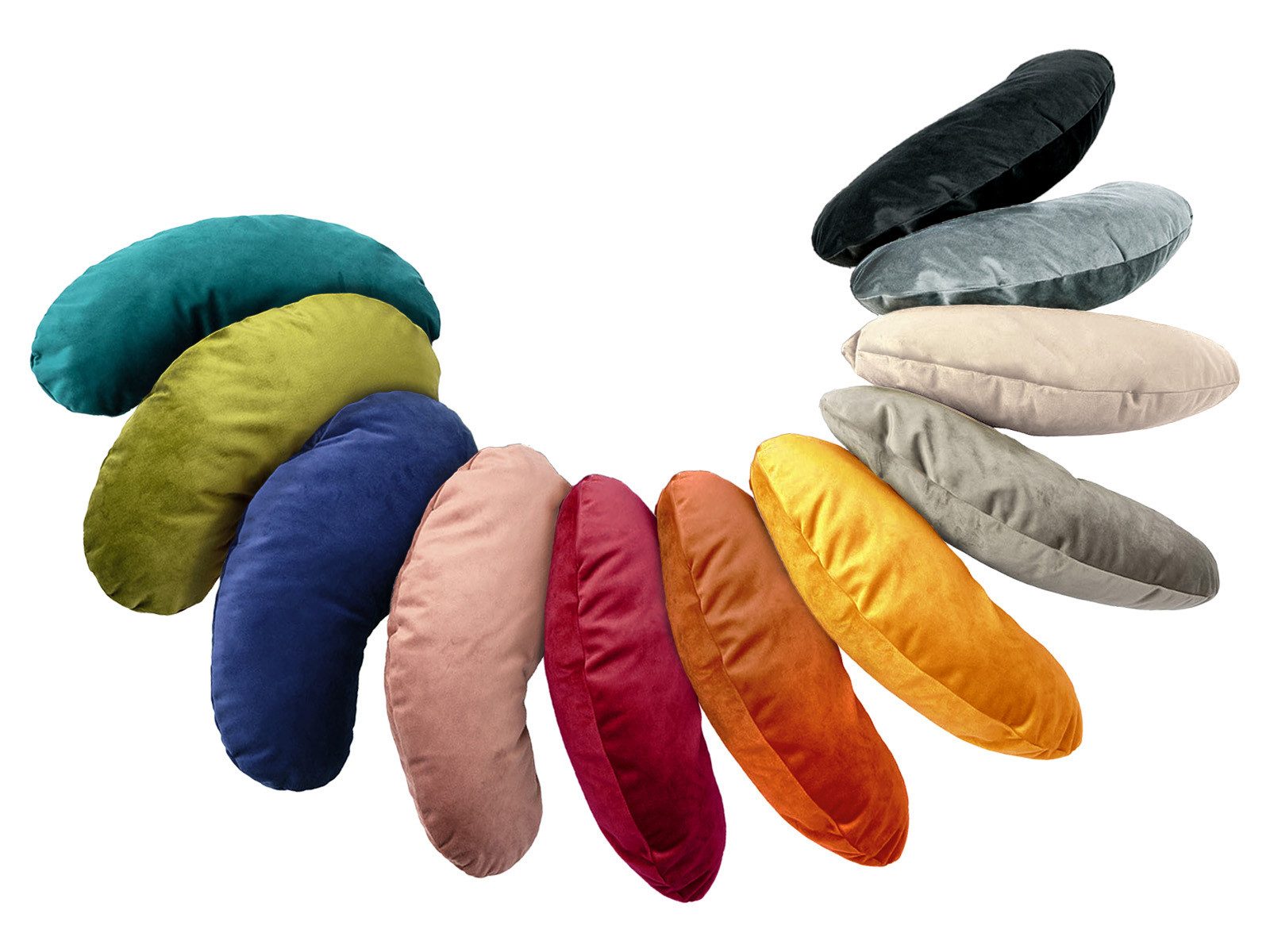 beties Nackenkissen Samt&Sonders, 1-tlg., 1 Stück gefülltes Nackenkissen, R günstig online kaufen