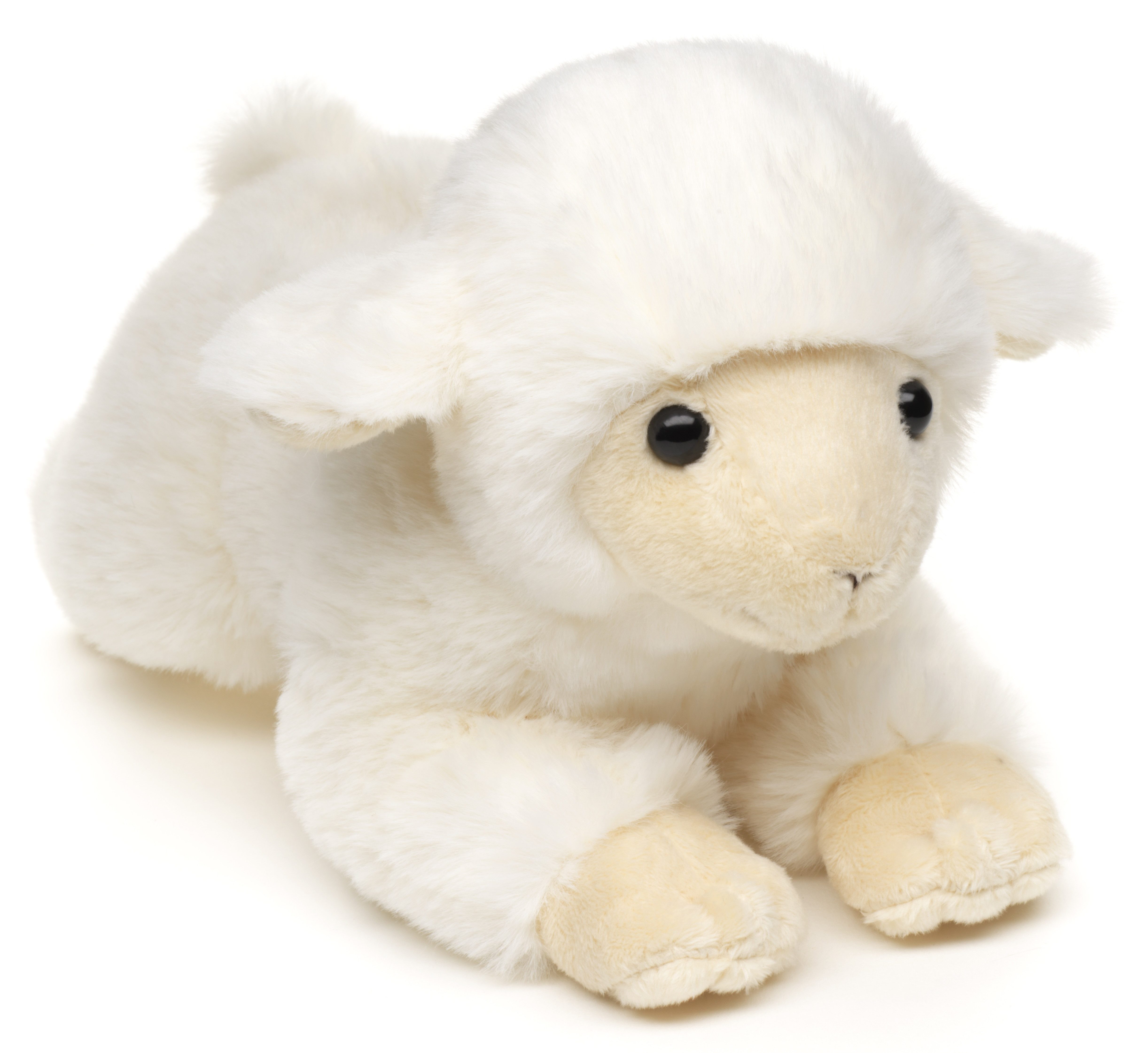 Kuscheltier Lamm - versch. Fellfarben - 19 cm (Länge) - Plüsch-Schaf - Plüschtier