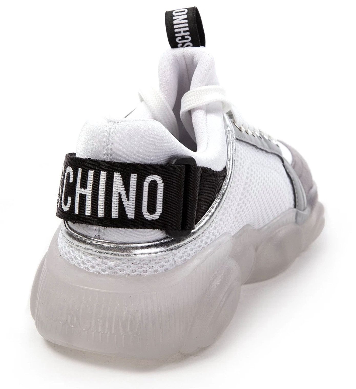 Moschino COUTURE Teddy Bear Sohle Low Schuhe Hauptkollektion Sneaker Ikonische Teddybär-Sohle für Stil und Wiedererkennung