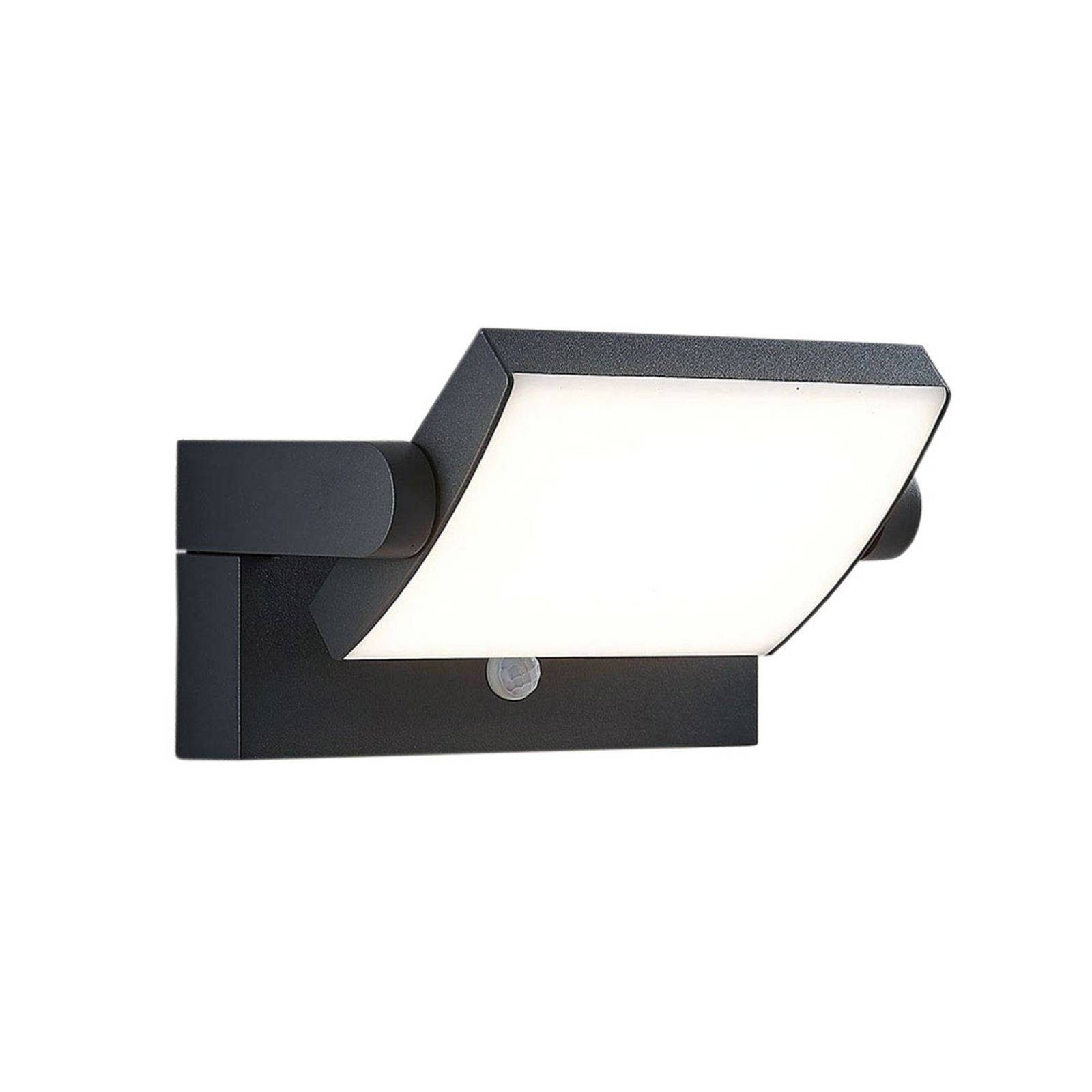 Lindby Außen-Wandleuchte Sherin, 1 x 10,8 W LED, warmweiß
