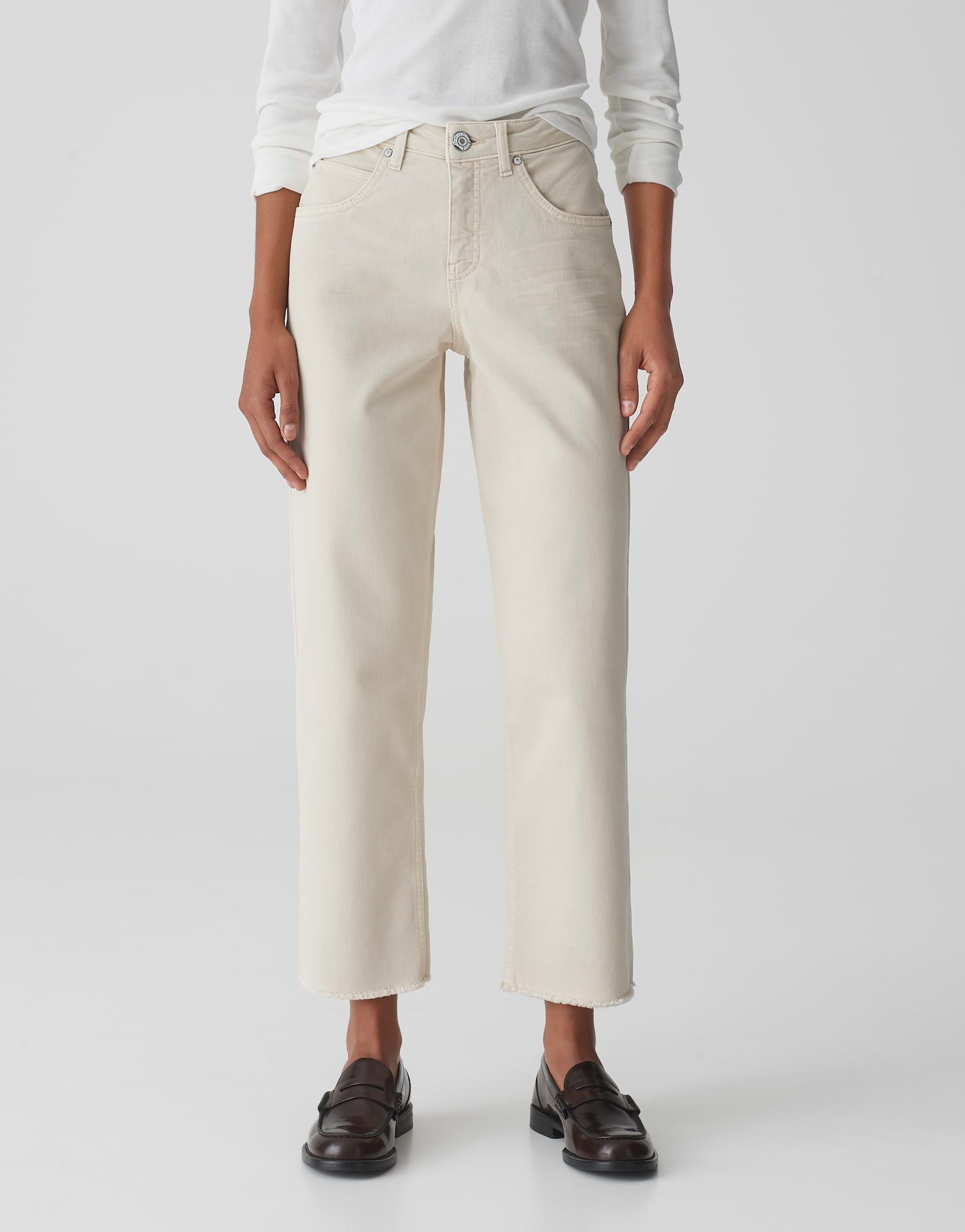 OPUS Weite Jeans Momito color