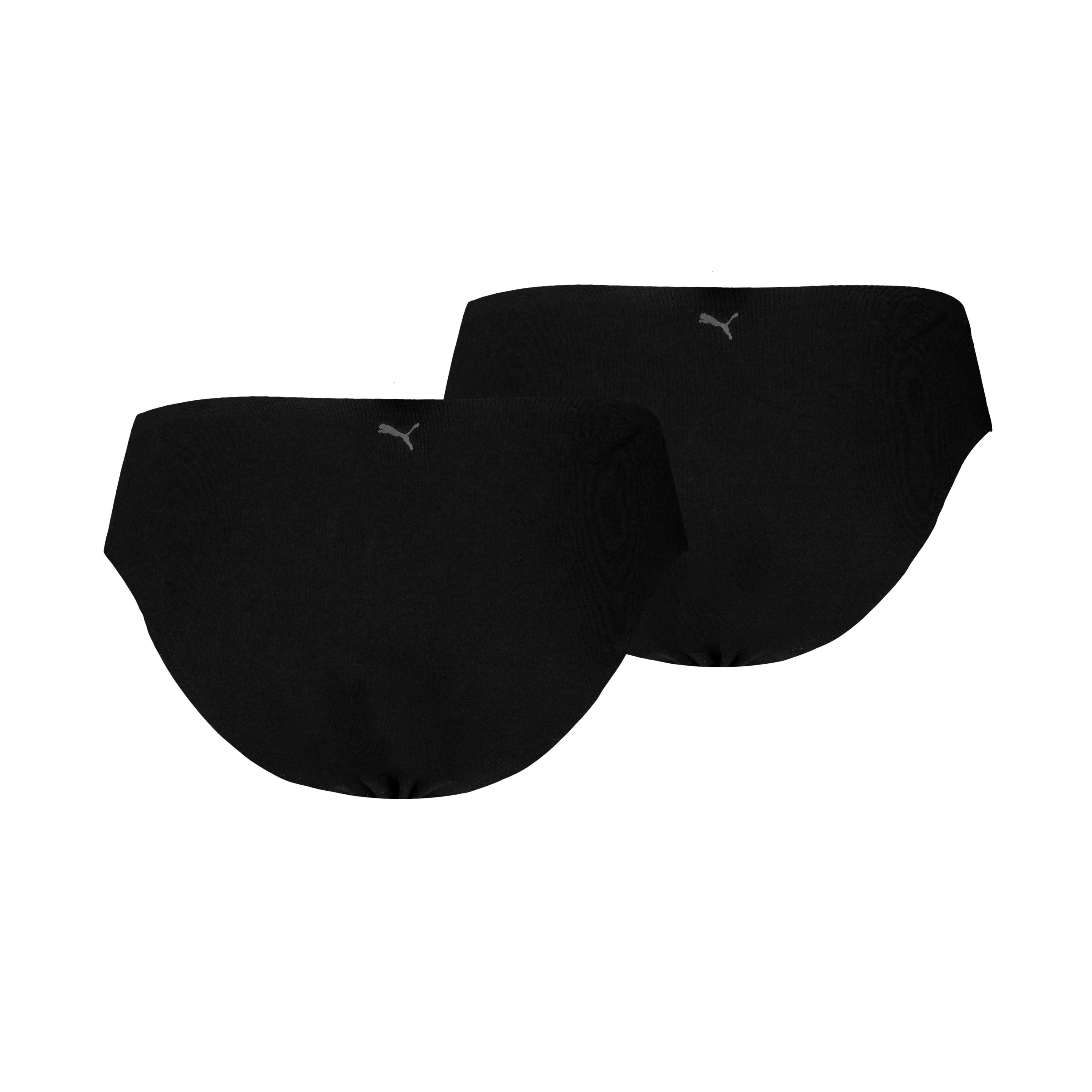 PUMA Slip PUMA WOMEN INVISIBLE COTTON BRIEFS 2P (2er Pack) nahtlose Ränder für eine unsichtbare Passform