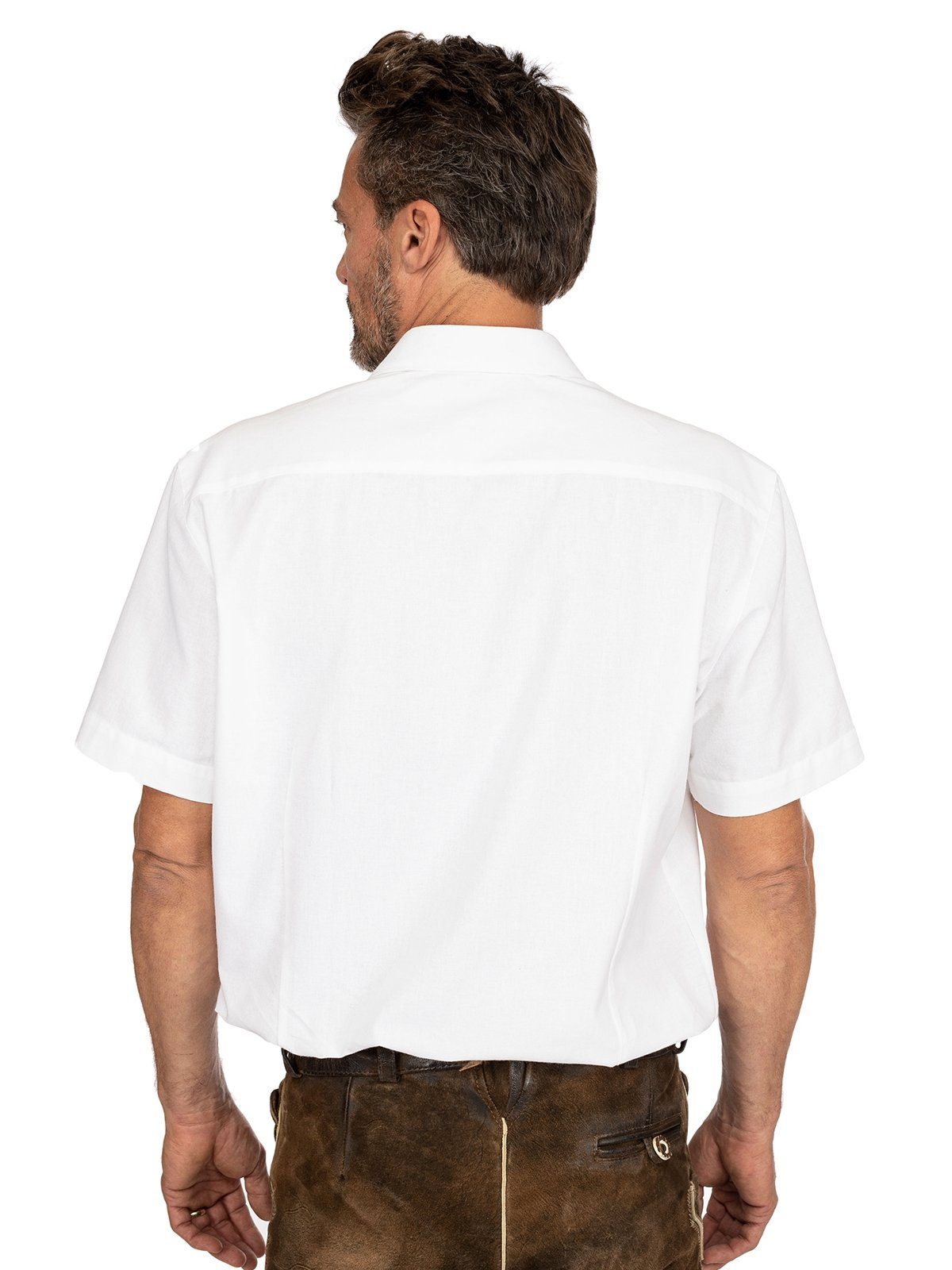 OS-Trachten Trachtenhemd Fit) CHIEMSEE Kurzarmhemd weiß (Slim